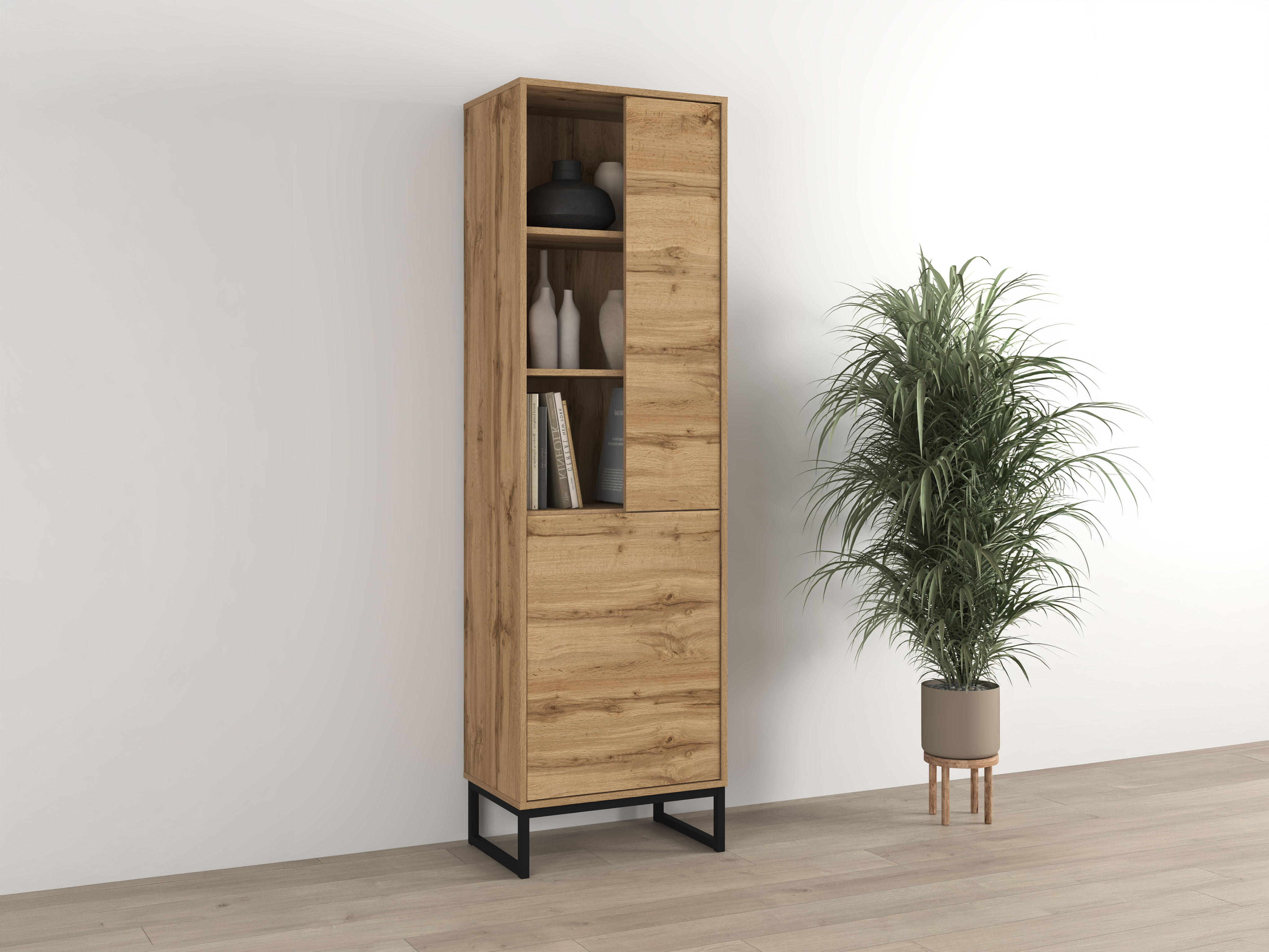 Bookcase Maravio 105 (Wotan Oak)