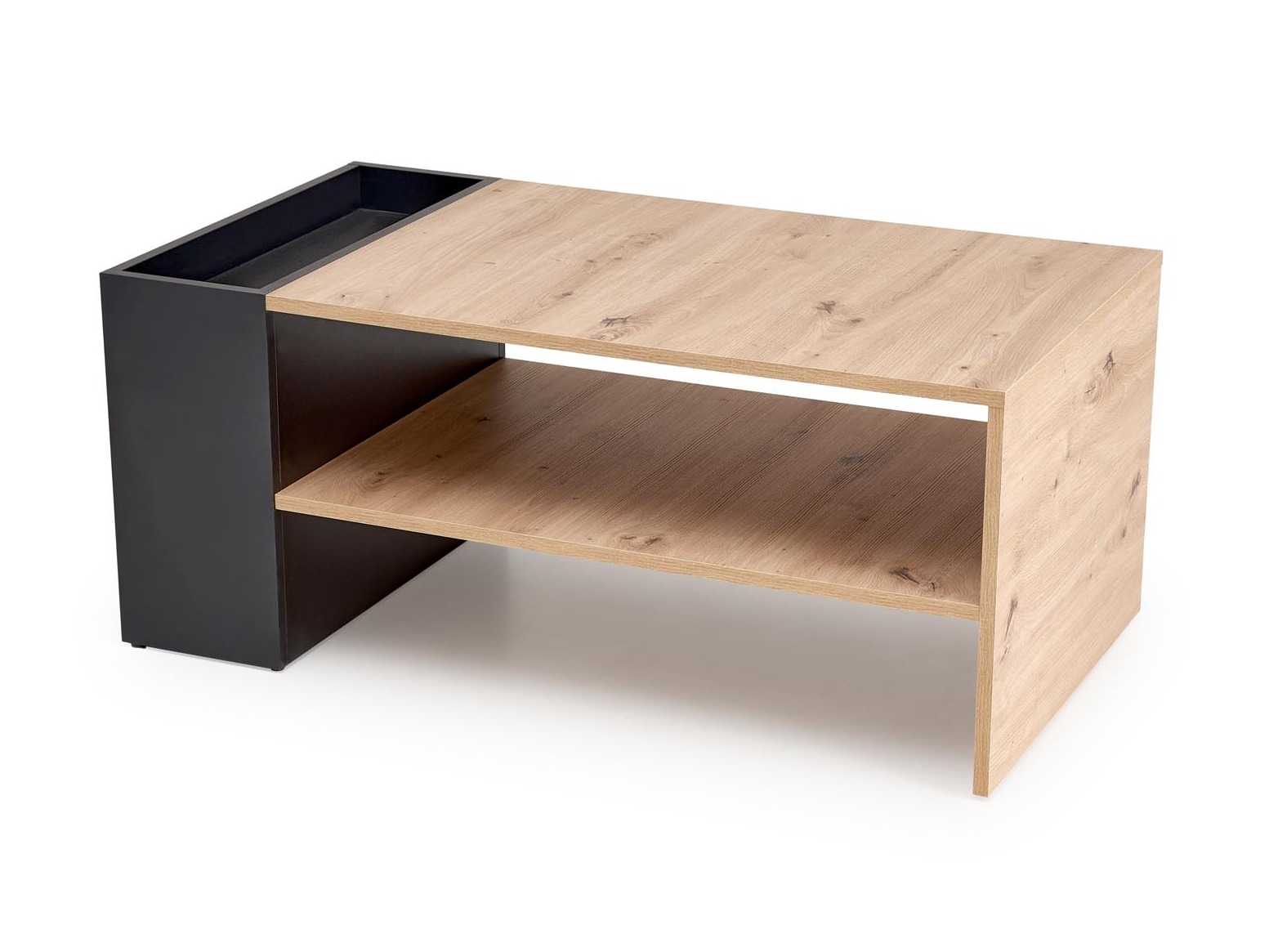 Coffee table Houston 1946 (Black + Artisan oak)