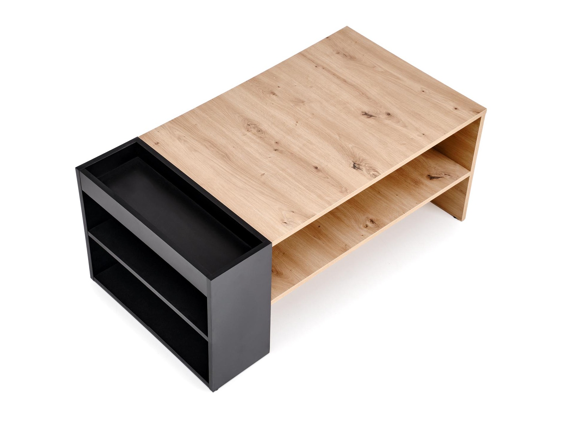 Coffee table Houston 1946 (Black + Artisan oak)