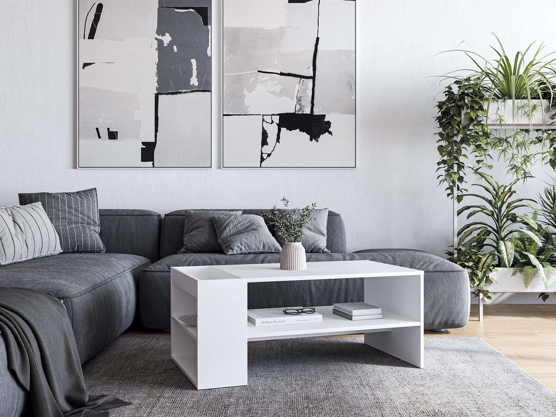 Coffee table Houston 1946 (White)