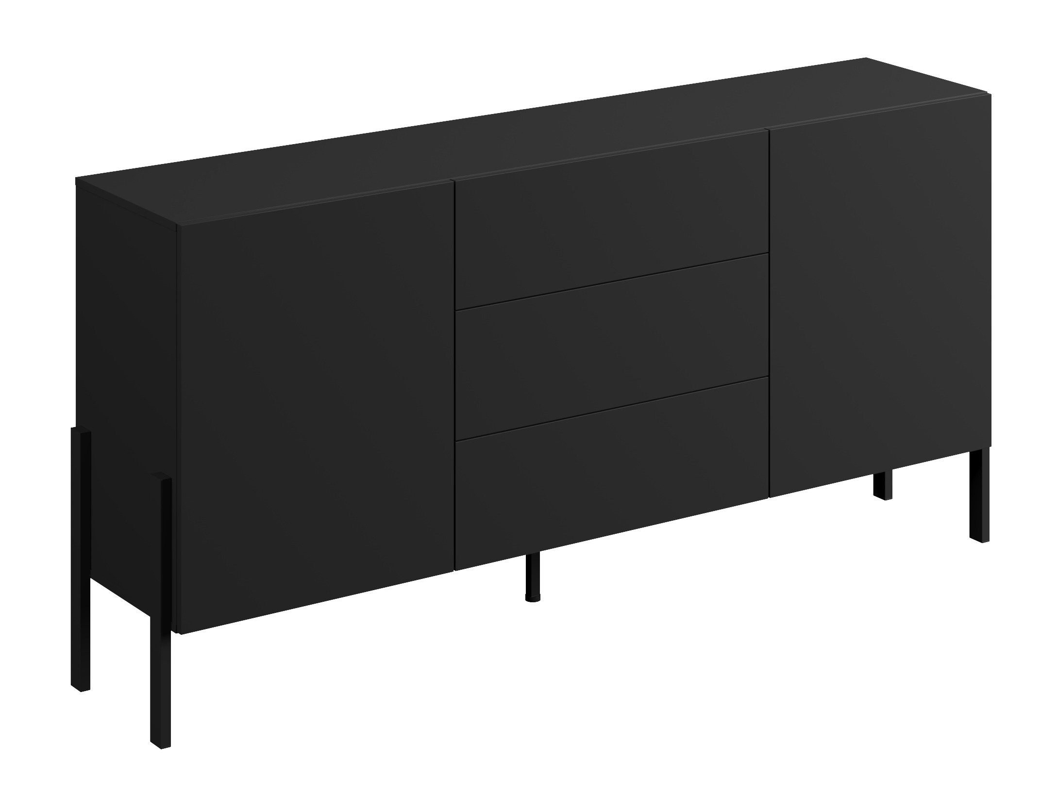 Chest of drawers Etsore 101 (Black)