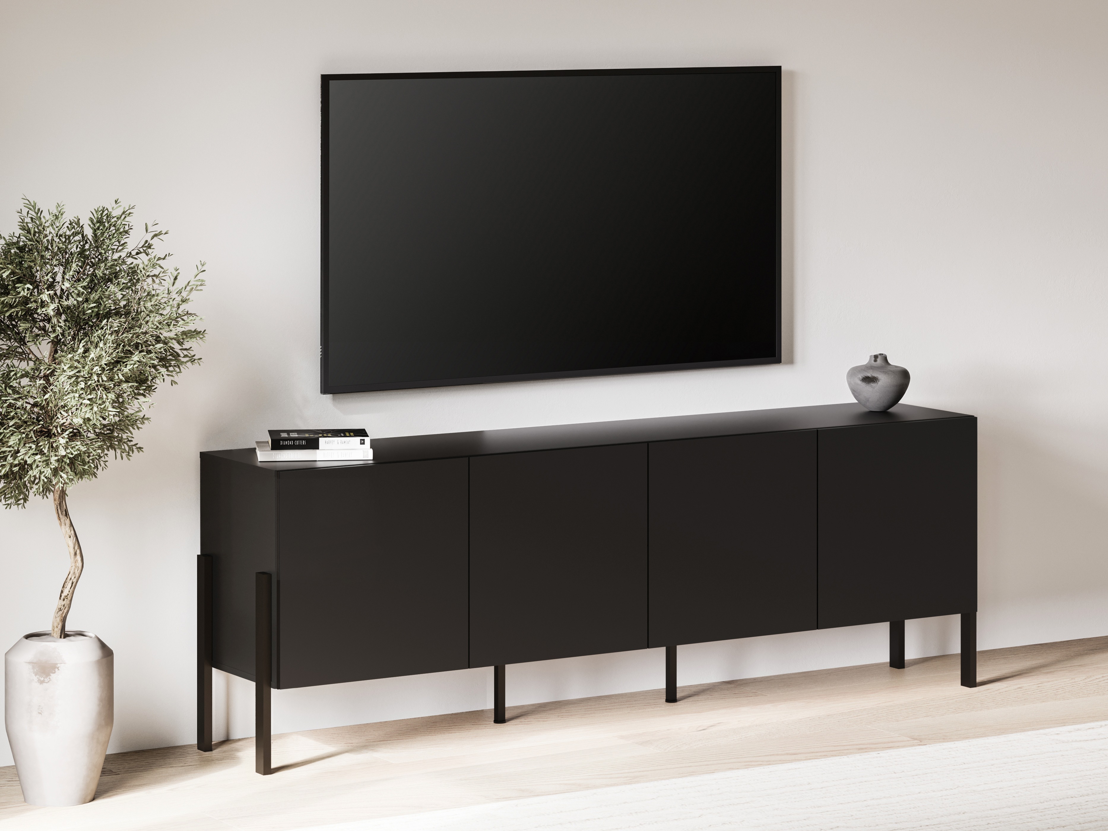 TV stand Etsore 100 (Black)