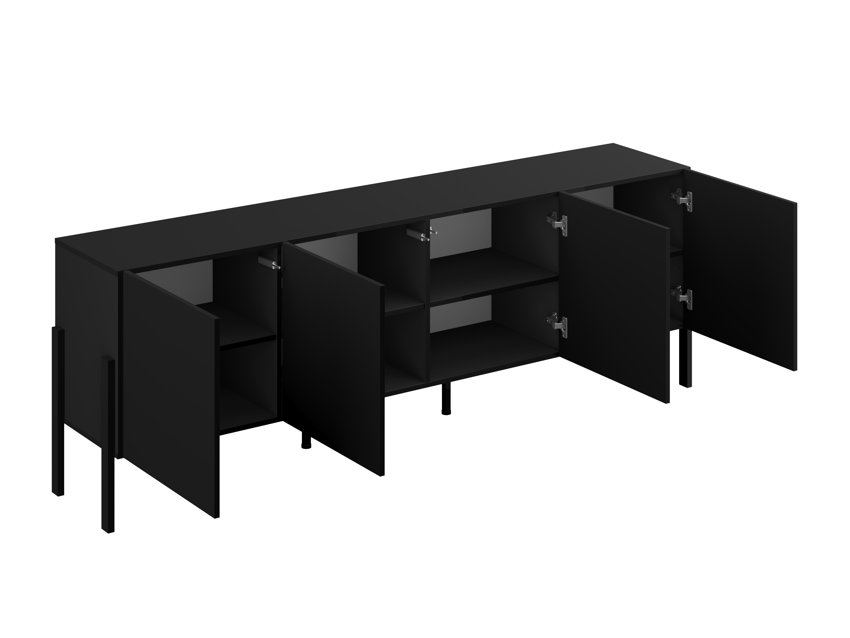TV stand Etsore 100 (Black)