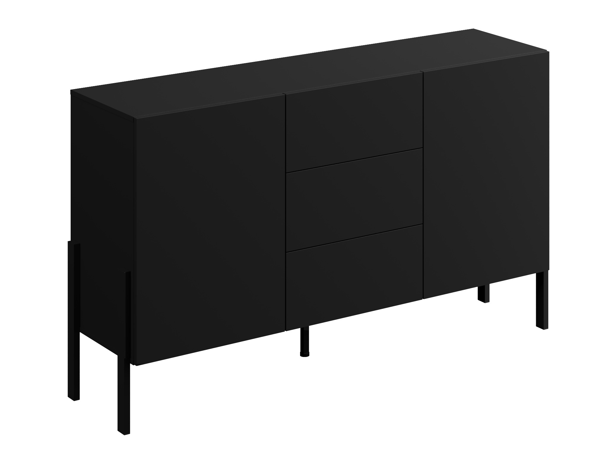 Chest of drawers Etsore 104 (Black)