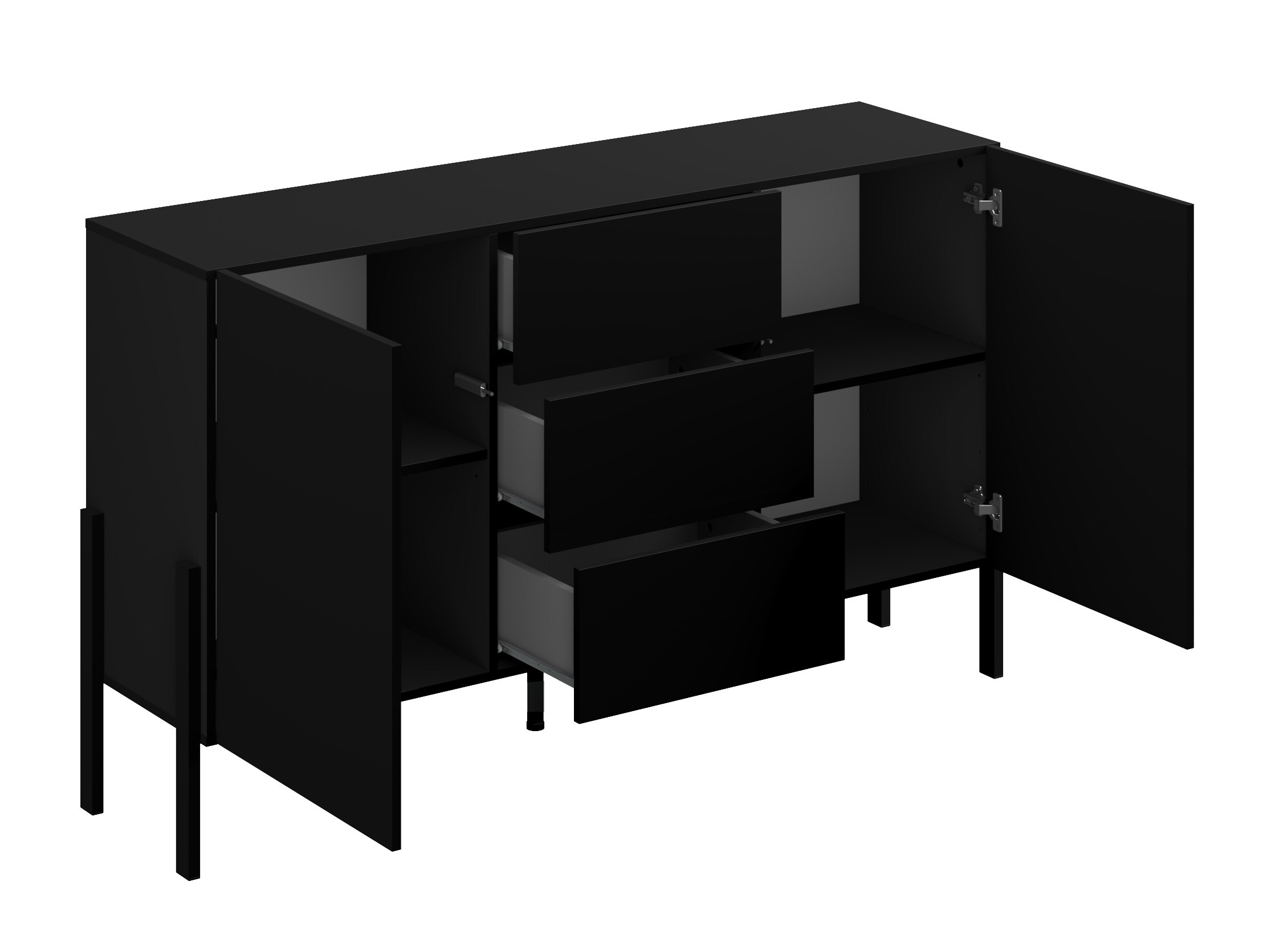 Living room set Etsore 105 (Black)
