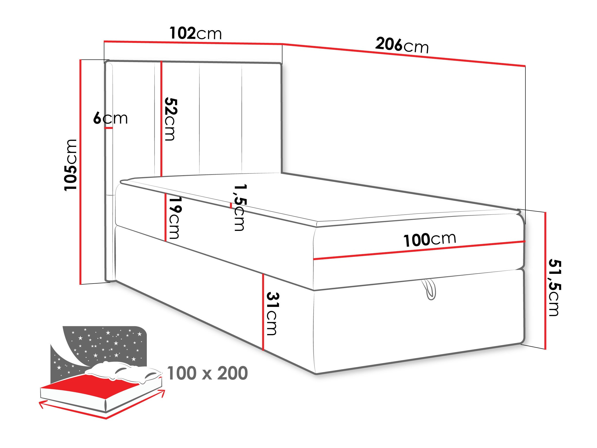 Continental bed Oppidum I (Lambi 12)