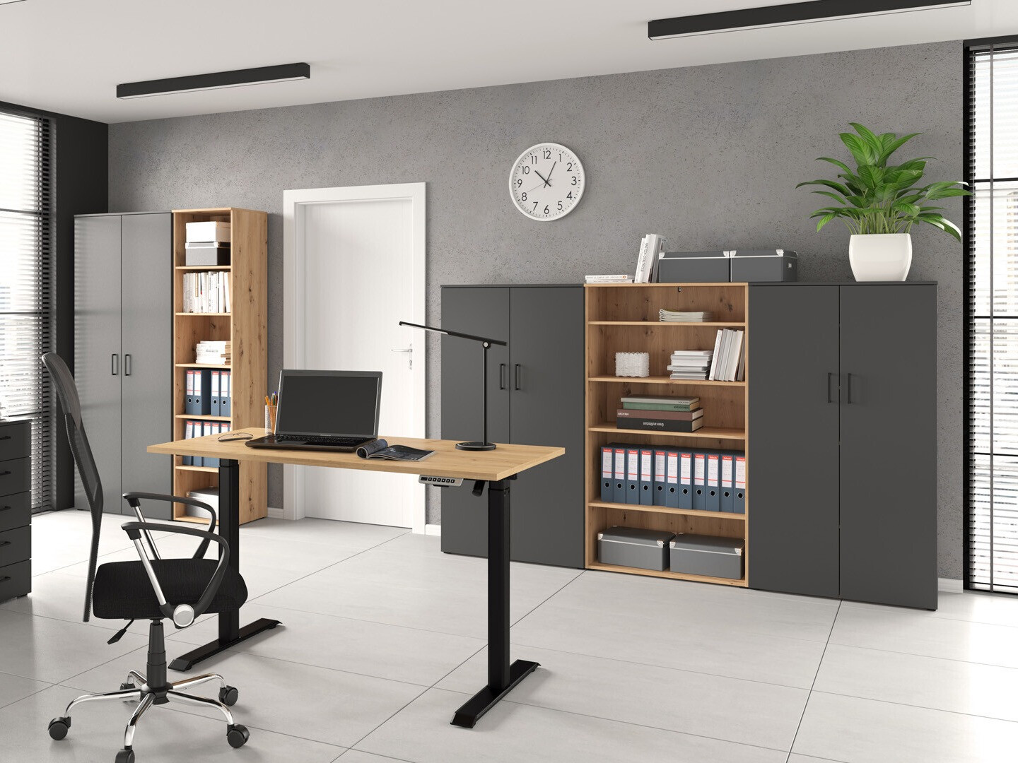 Bookcase Fenopha 164 (Artisan oak)