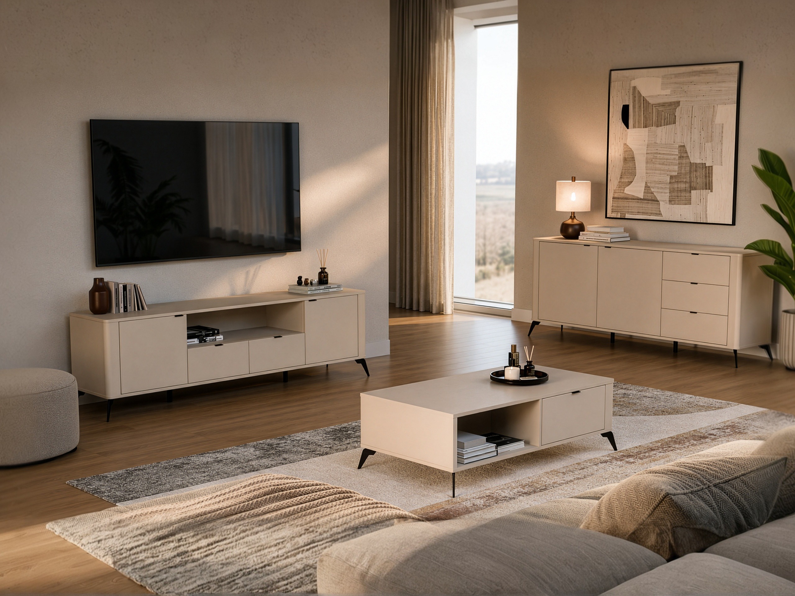 Chest of drawers Soavie 106 (Cashmere)