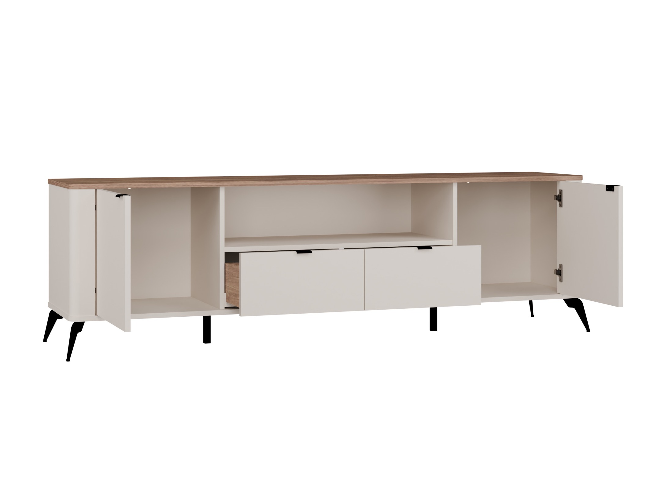 TV stand Soavie 108 (Cashmere + Oak)