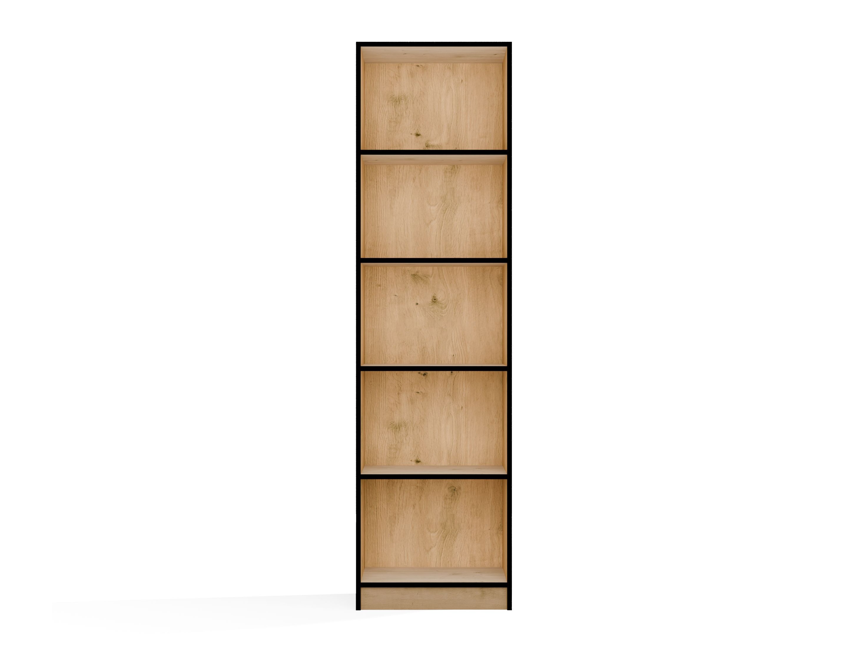 Bookcase Mandeville 188 (Artisan oak + Black)