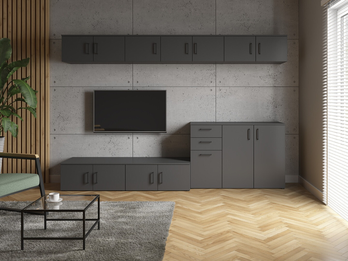 Sideboard Fenopha 168 (Graphite)