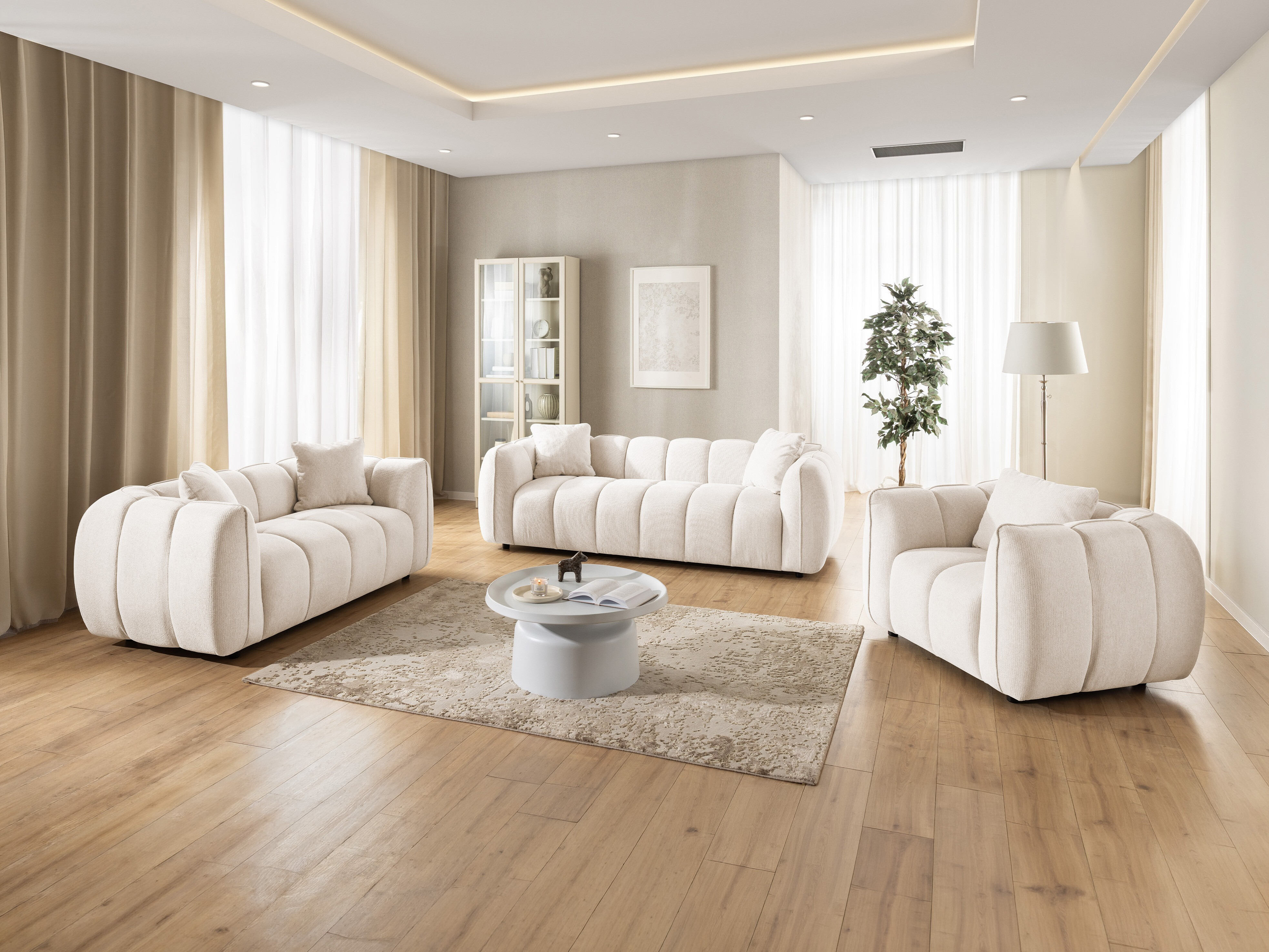 Upholstered furniture set Rocklin 201 (Aragon 01)