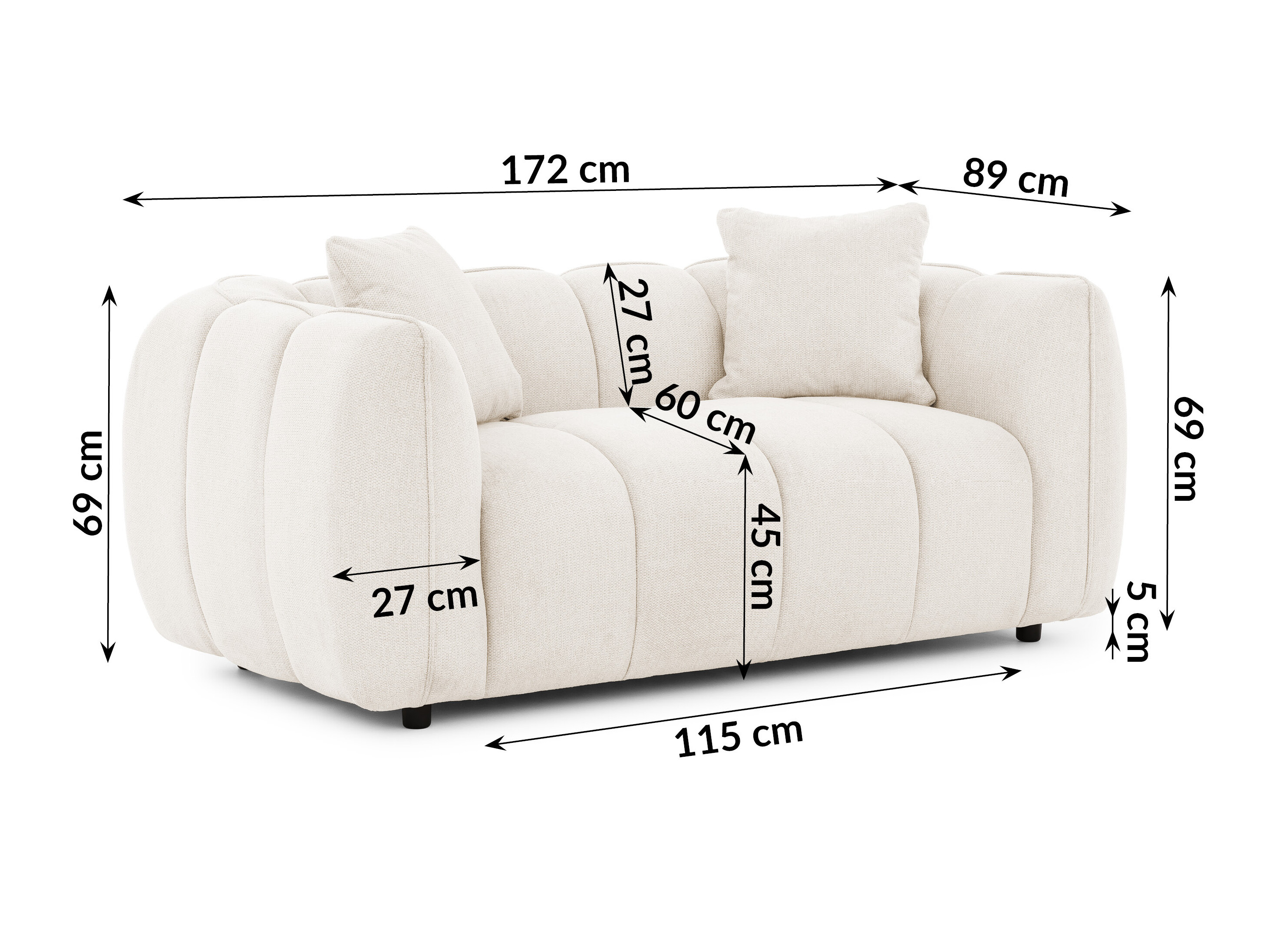 Upholstered furniture set Rocklin 201 (Aragon 01)