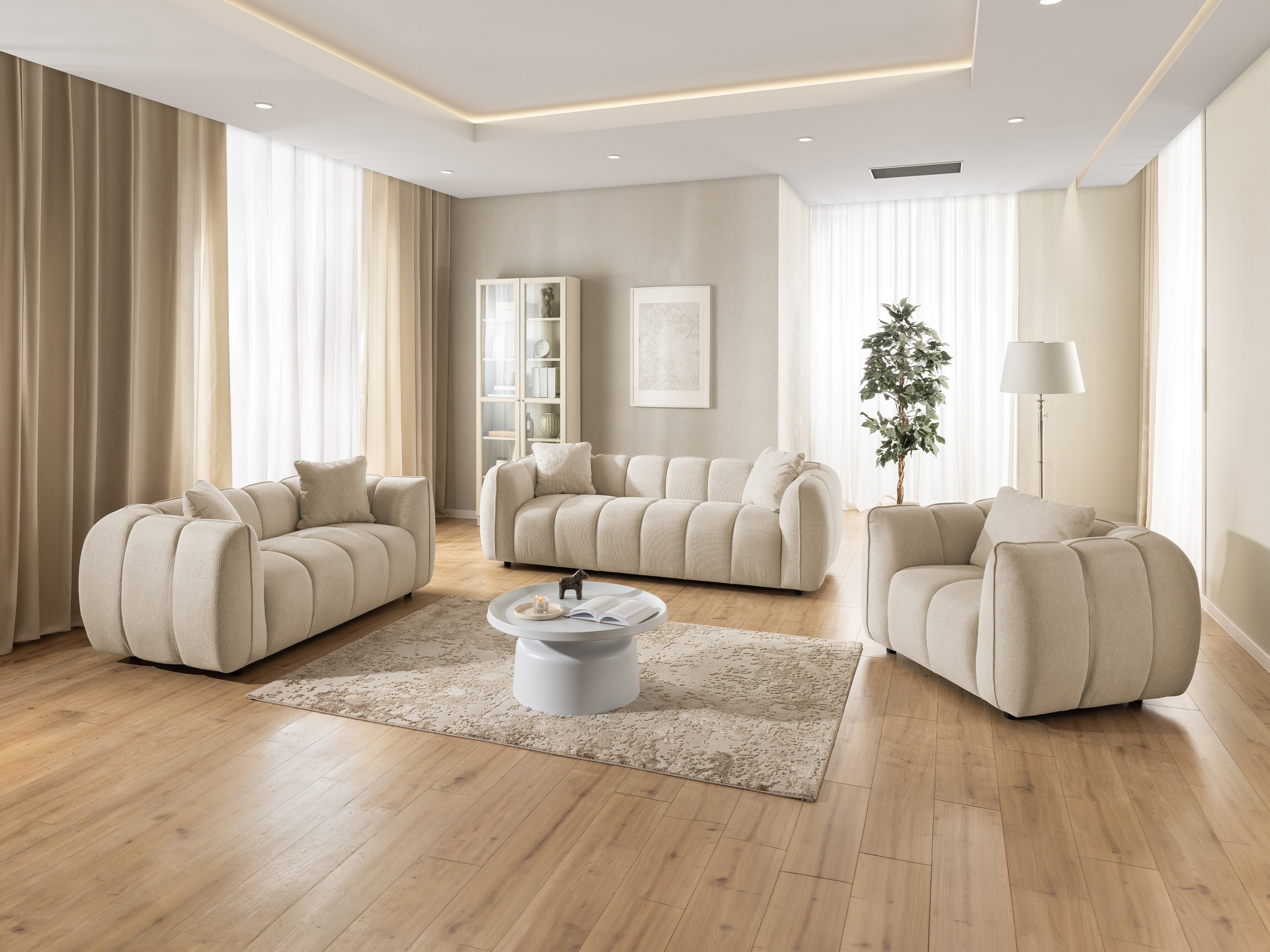 Upholstered furniture set Rocklin 201 (Aragon 03)