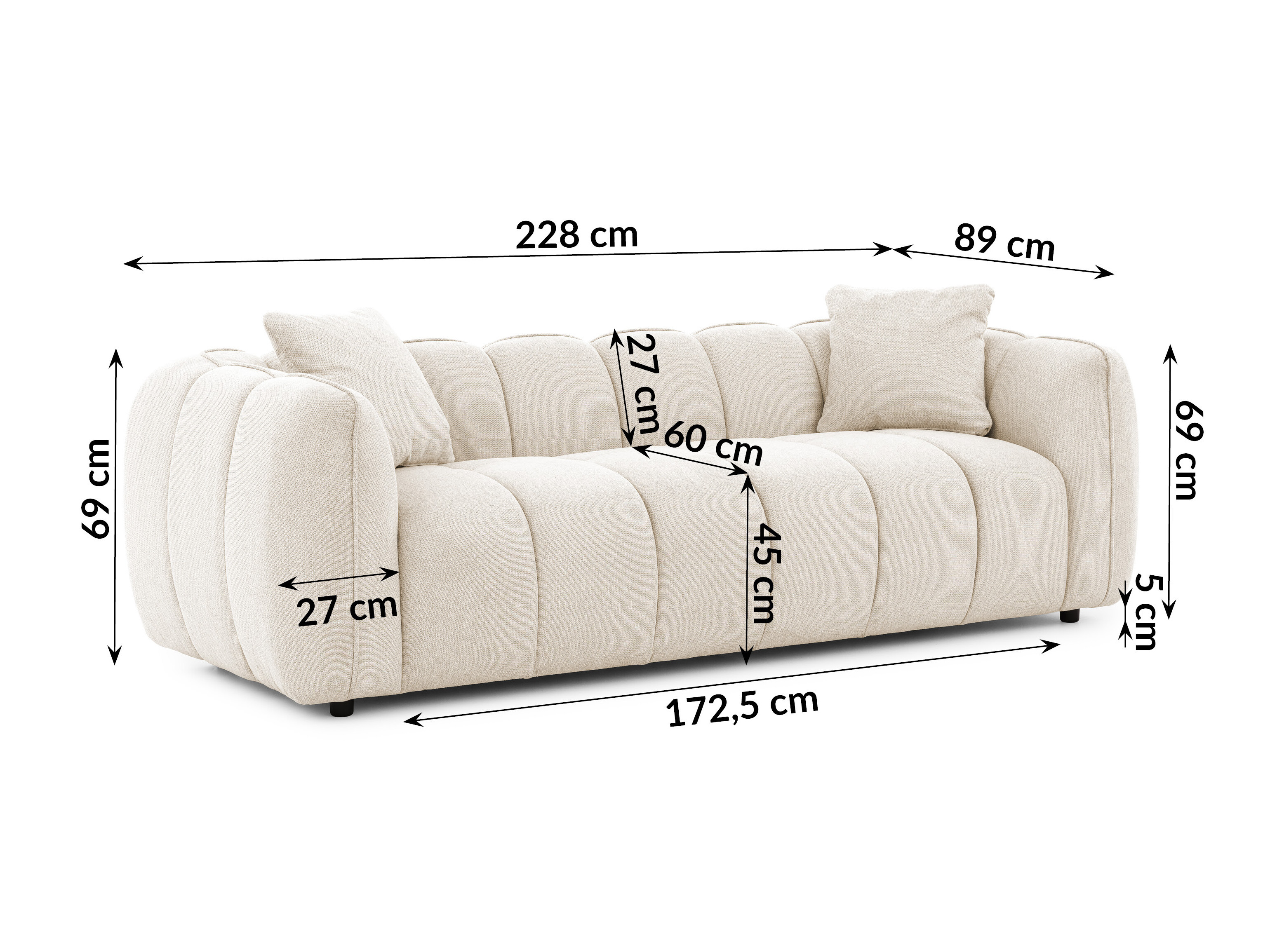 Upholstered furniture set Rocklin 201 (Aragon 03)