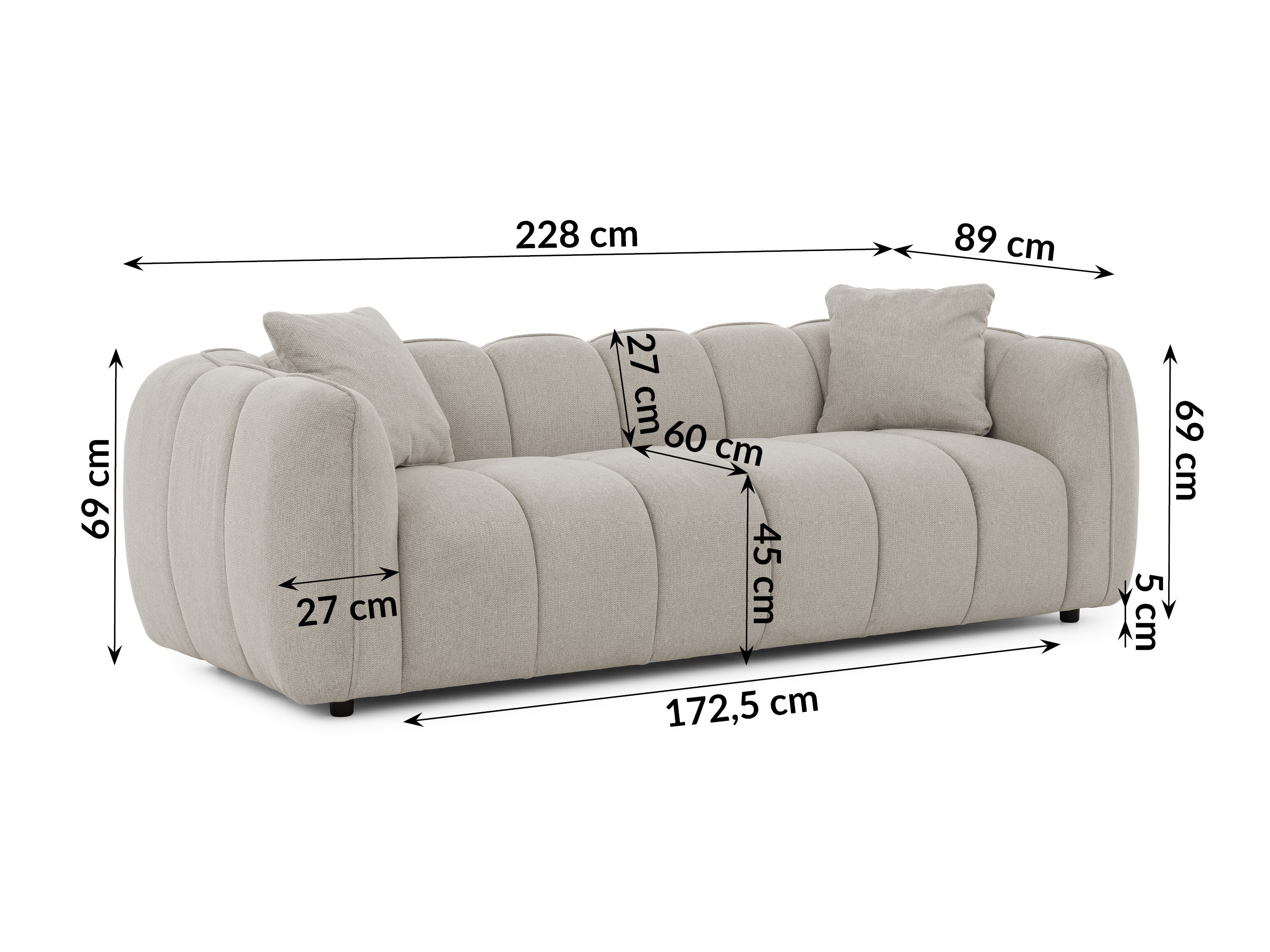 Upholstered furniture set Rocklin 201 (Aragon 20)