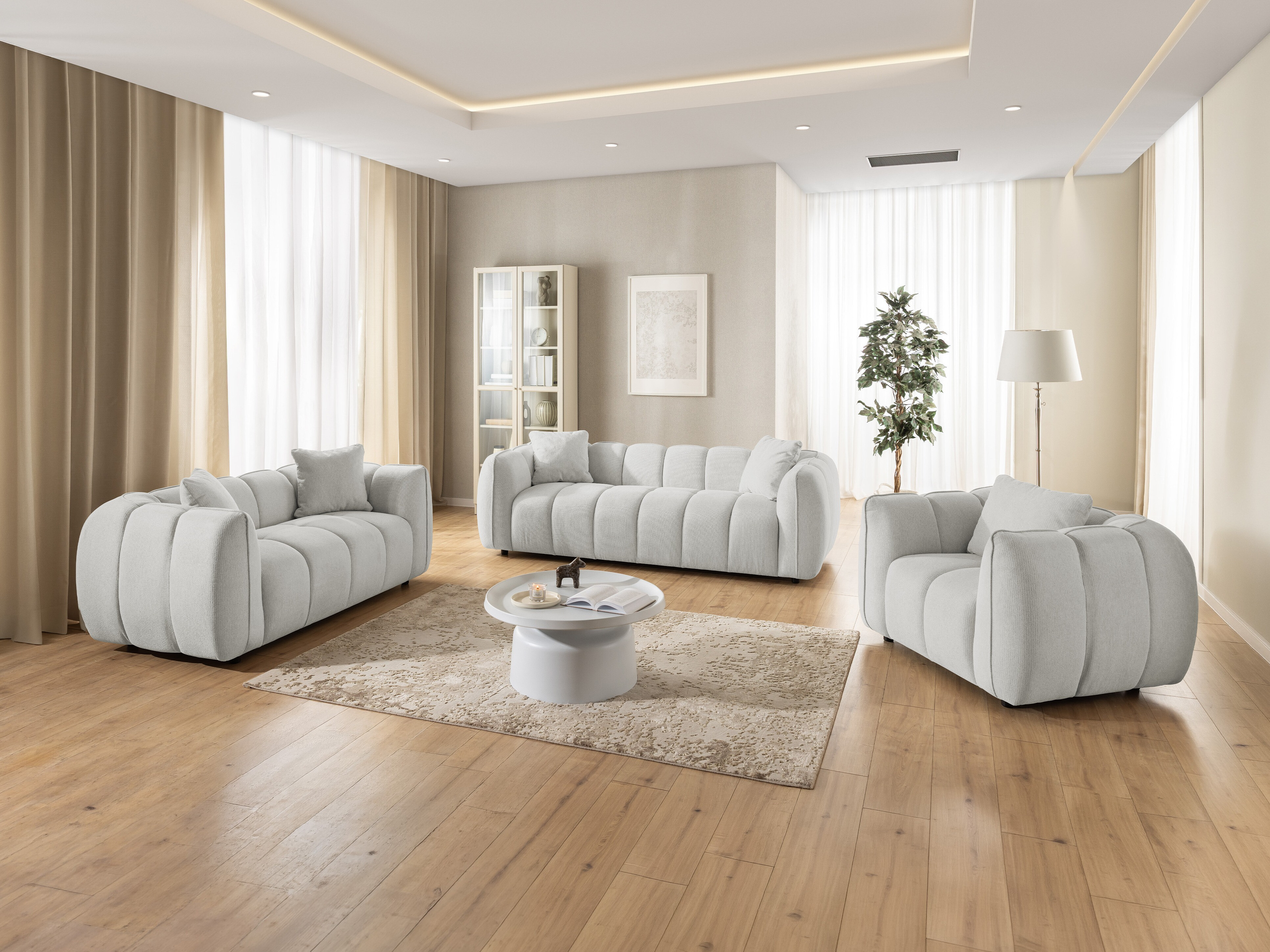 Upholstered furniture set Rocklin 201 (Aragon 80)