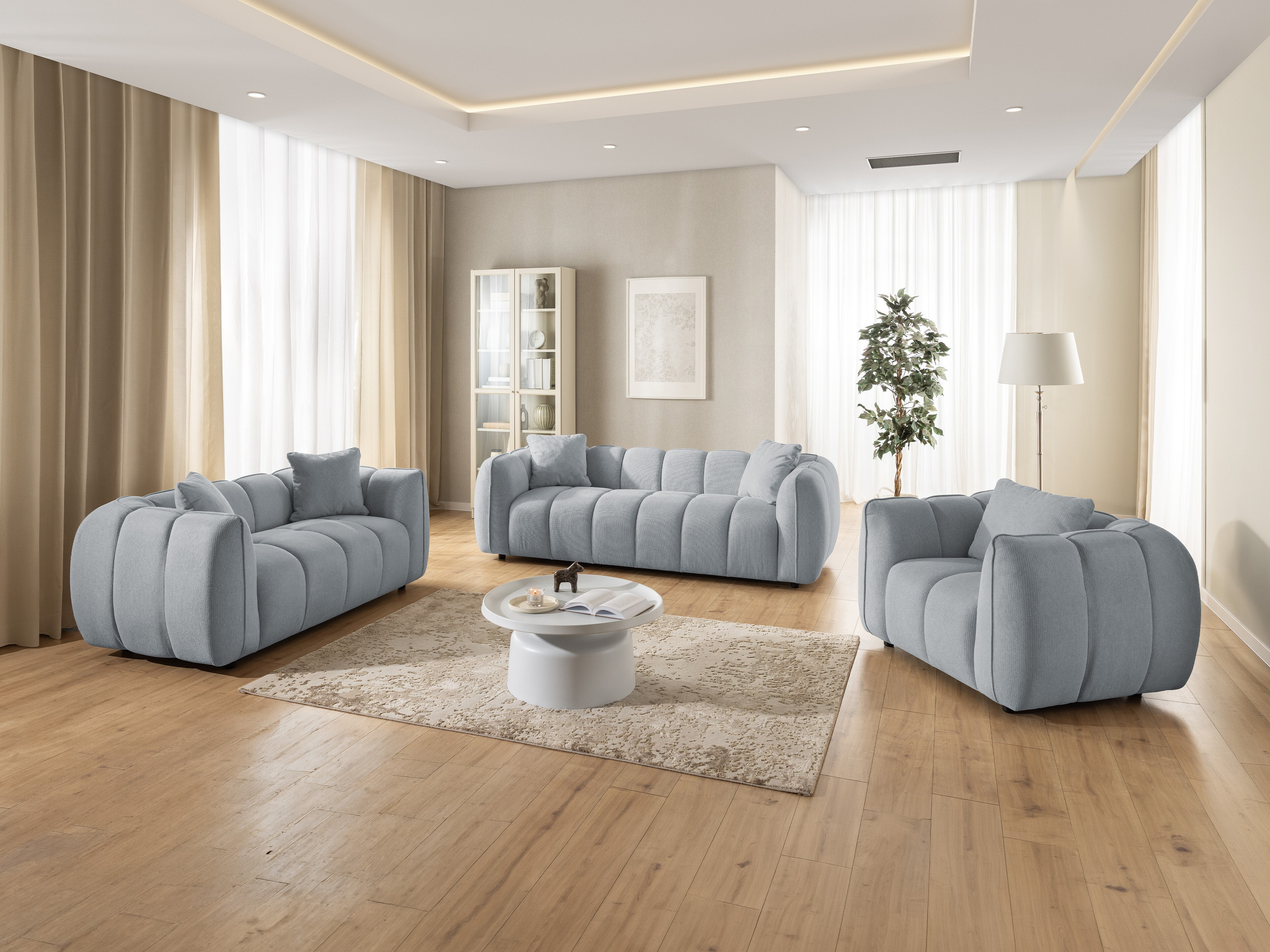 Upholstered furniture set Rocklin 201 (Aragon 90)
