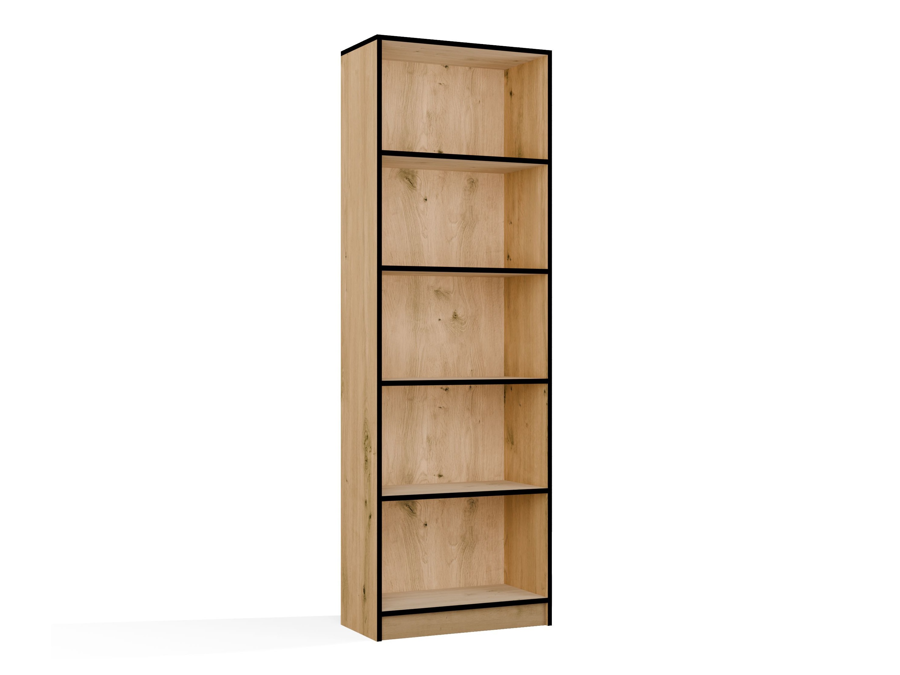 Bookcase Mandeville 191 (Artisan oak + Black)