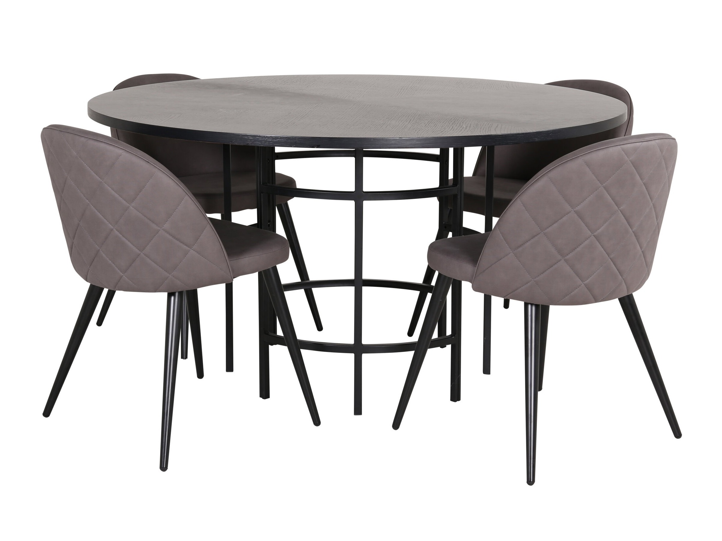 Dining set Dallas 2386 (Black + Grey)
