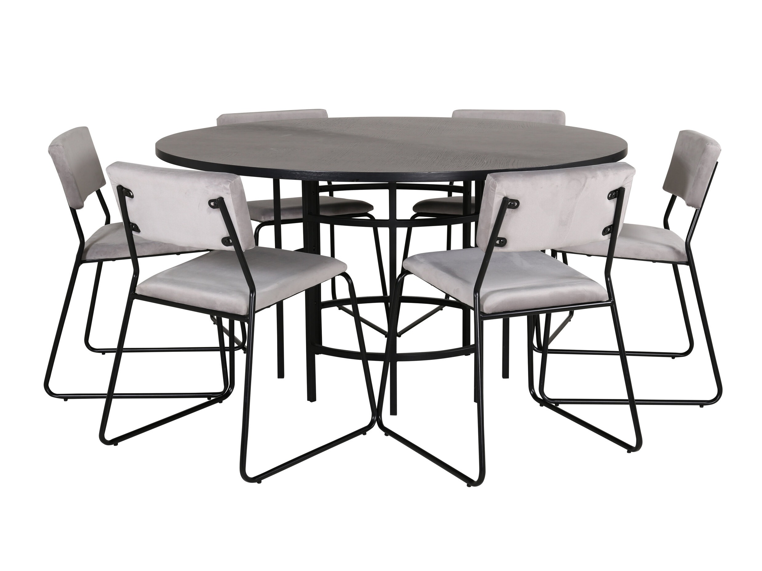 Dining set Dallas 2399 (Black + Grey)