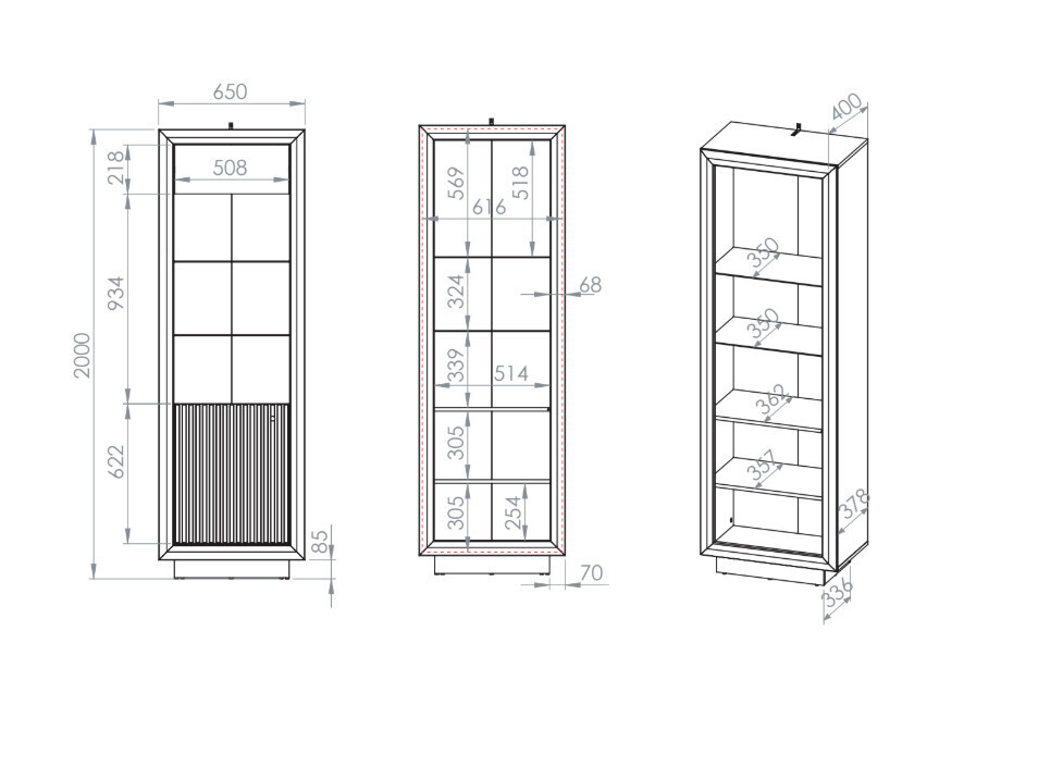 Bookcase Cavmava 102