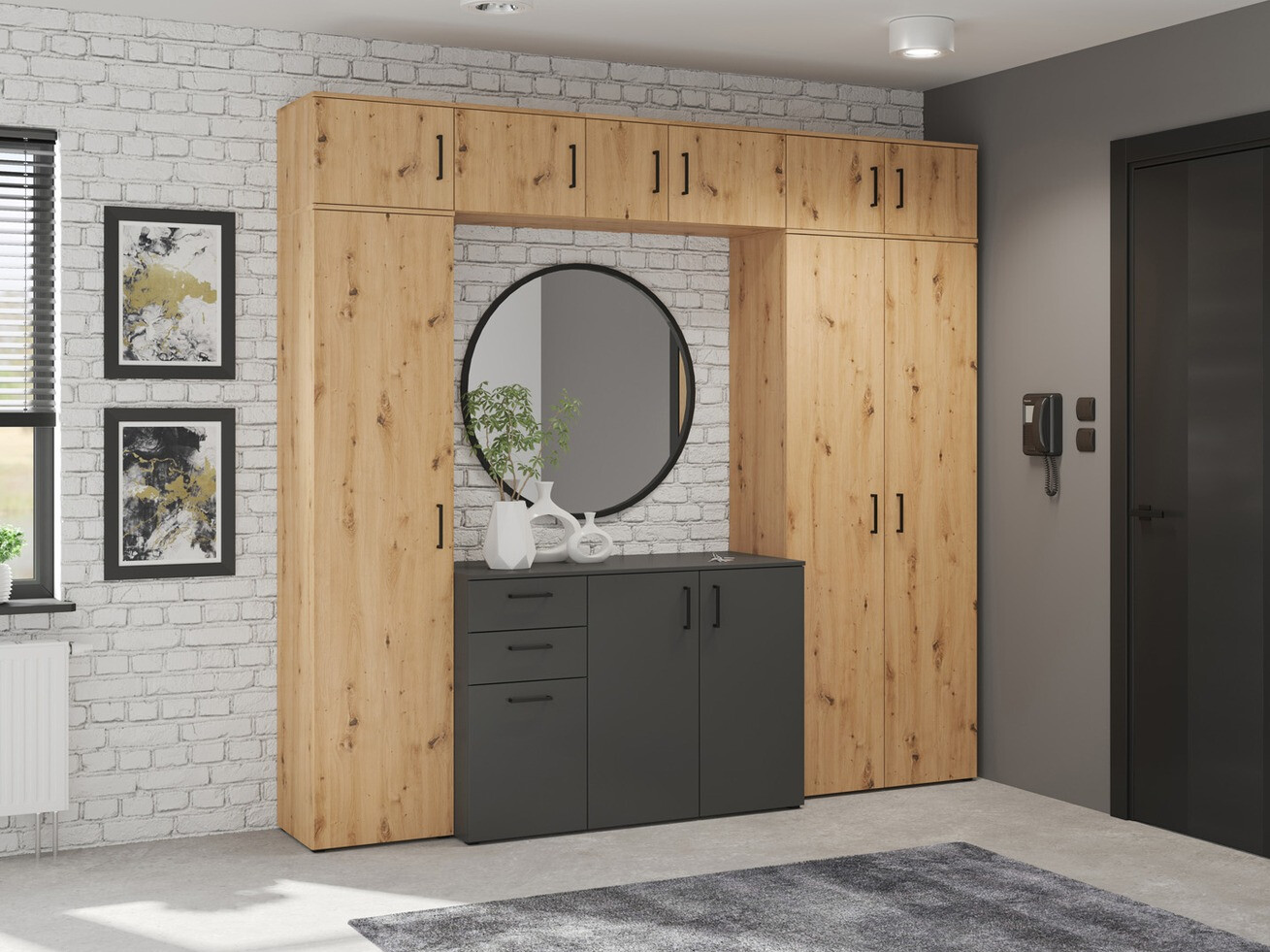 Bookcase Fenopha 172 (Artisan oak)