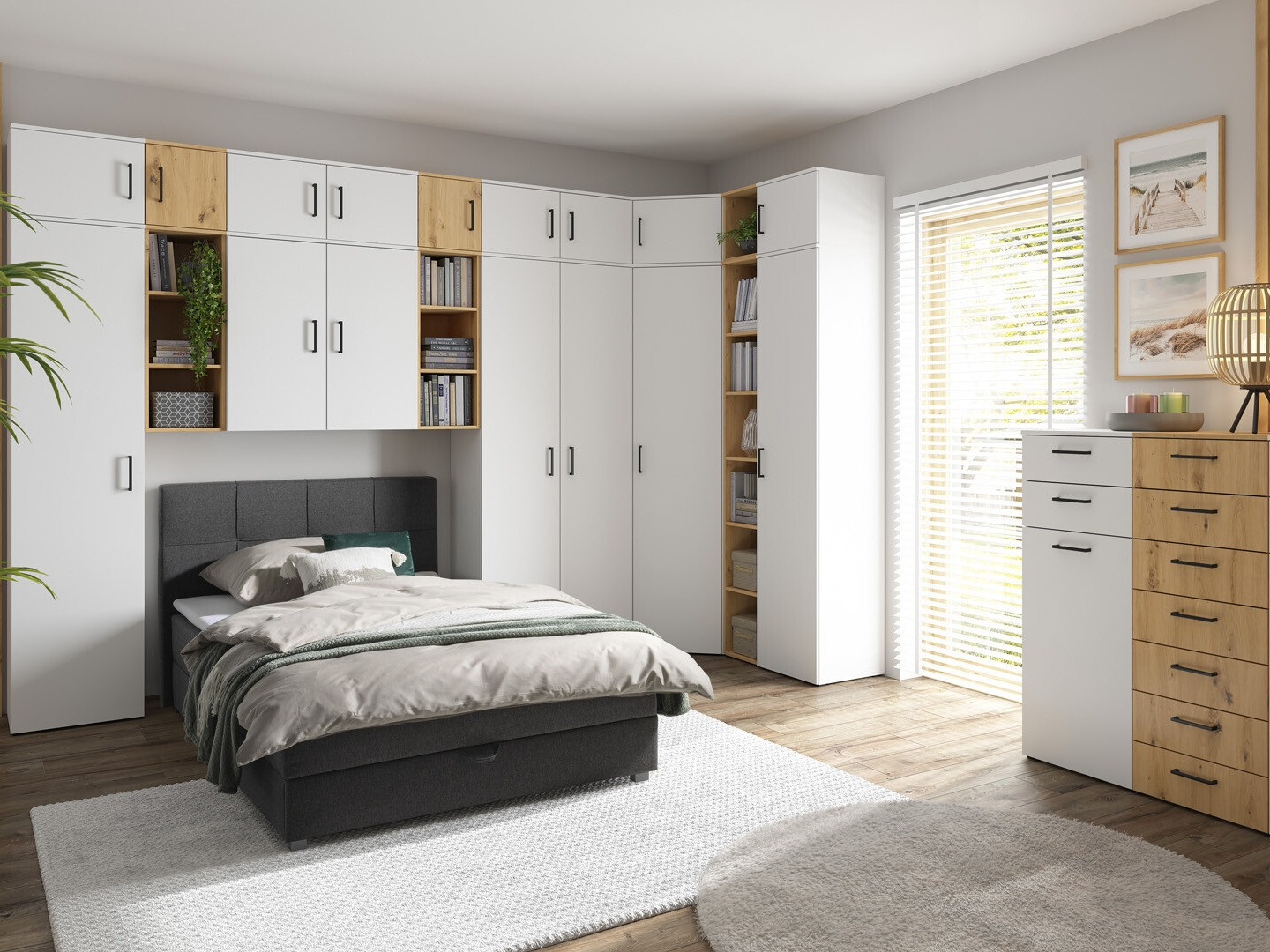 Bookcase Fenopha 172 (White)