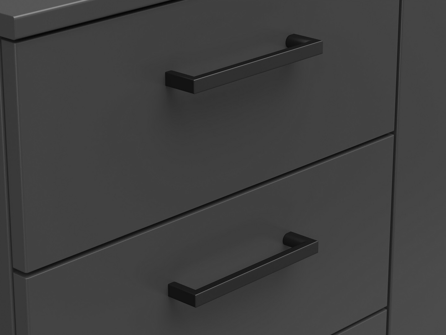 Chest of drawers Fenopha 179 (Graphite)