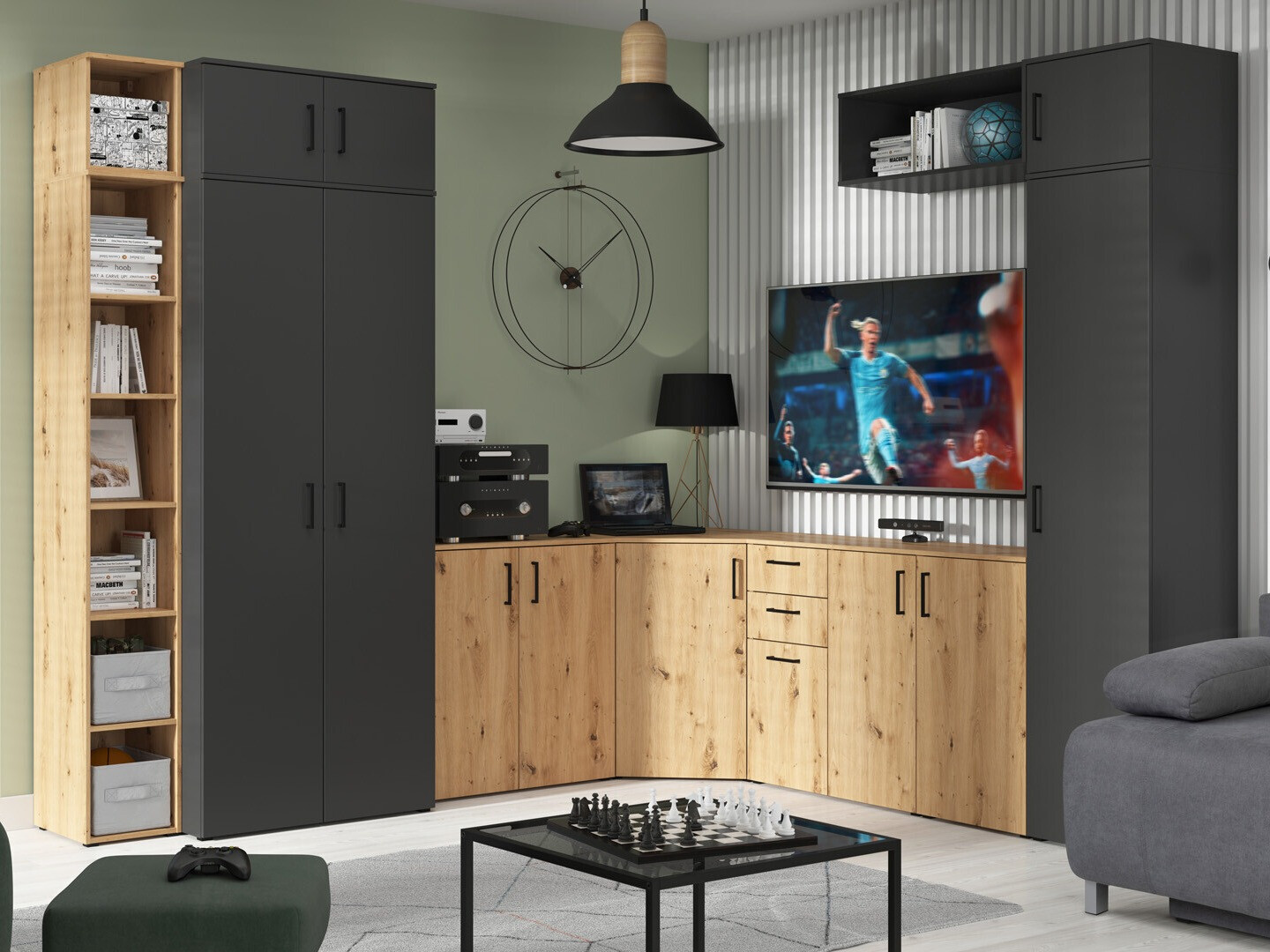 Chest of drawers Fenopha 180 (Artisan oak)