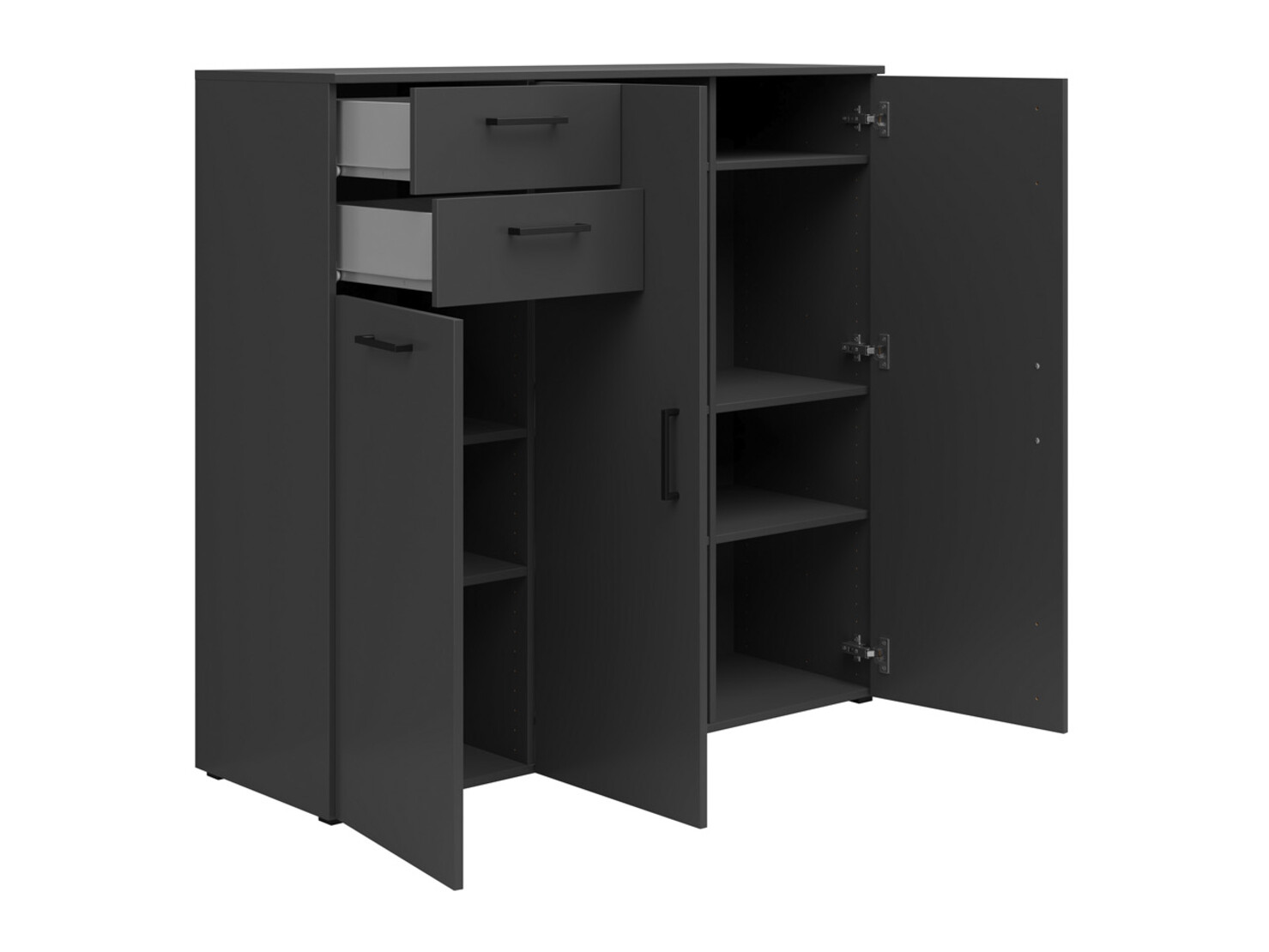 Chest of drawers Fenopha 180 (Graphite)