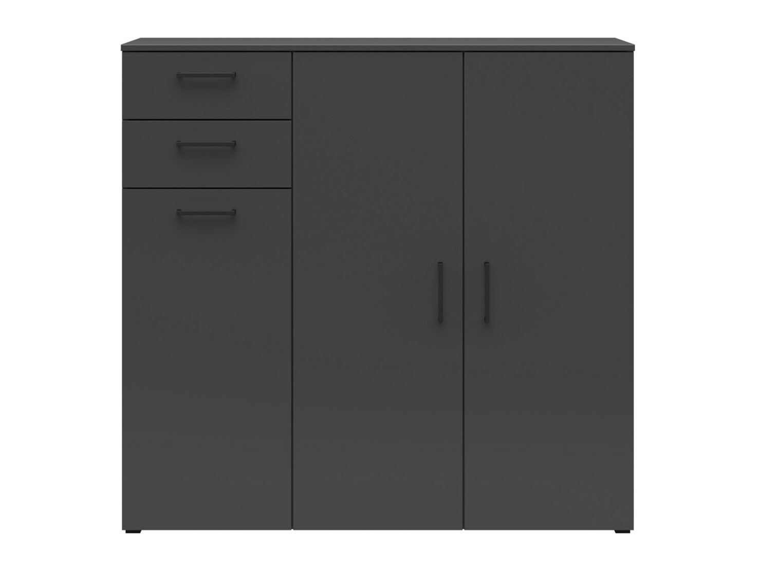 Chest of drawers Fenopha 180 (Graphite)