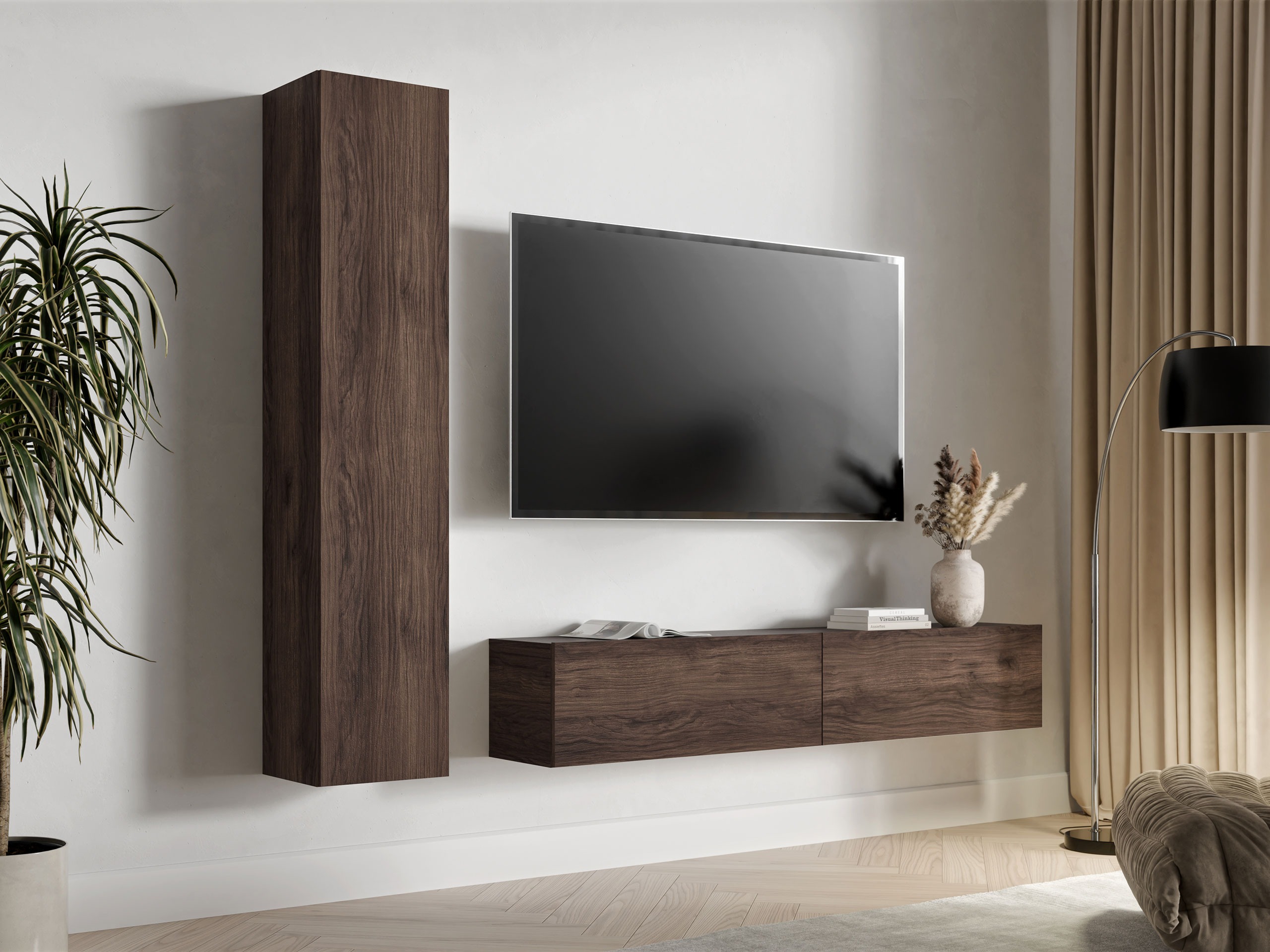 Living room set Donos (Walnut)