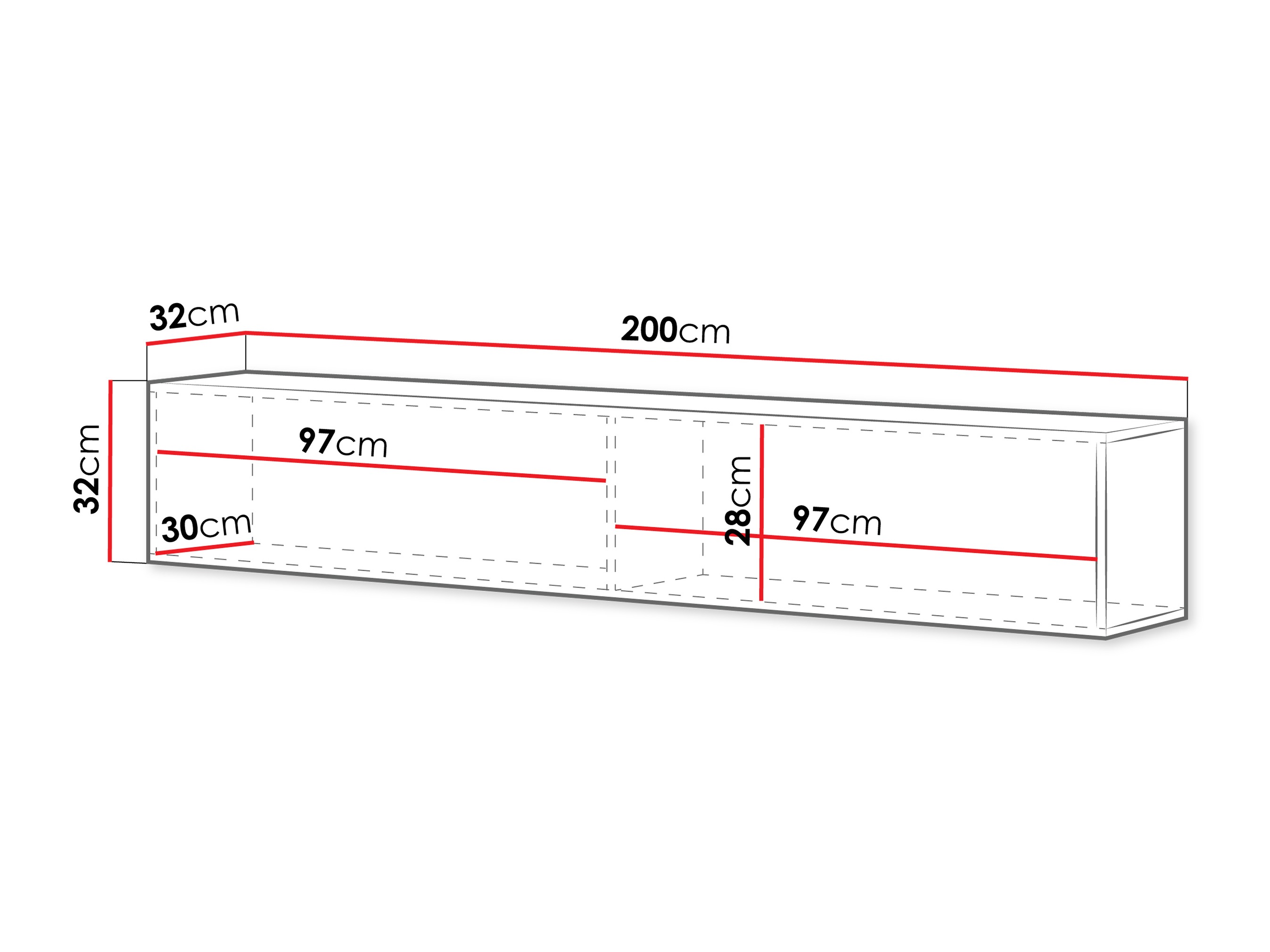 TV stand Donos II (Walnut)