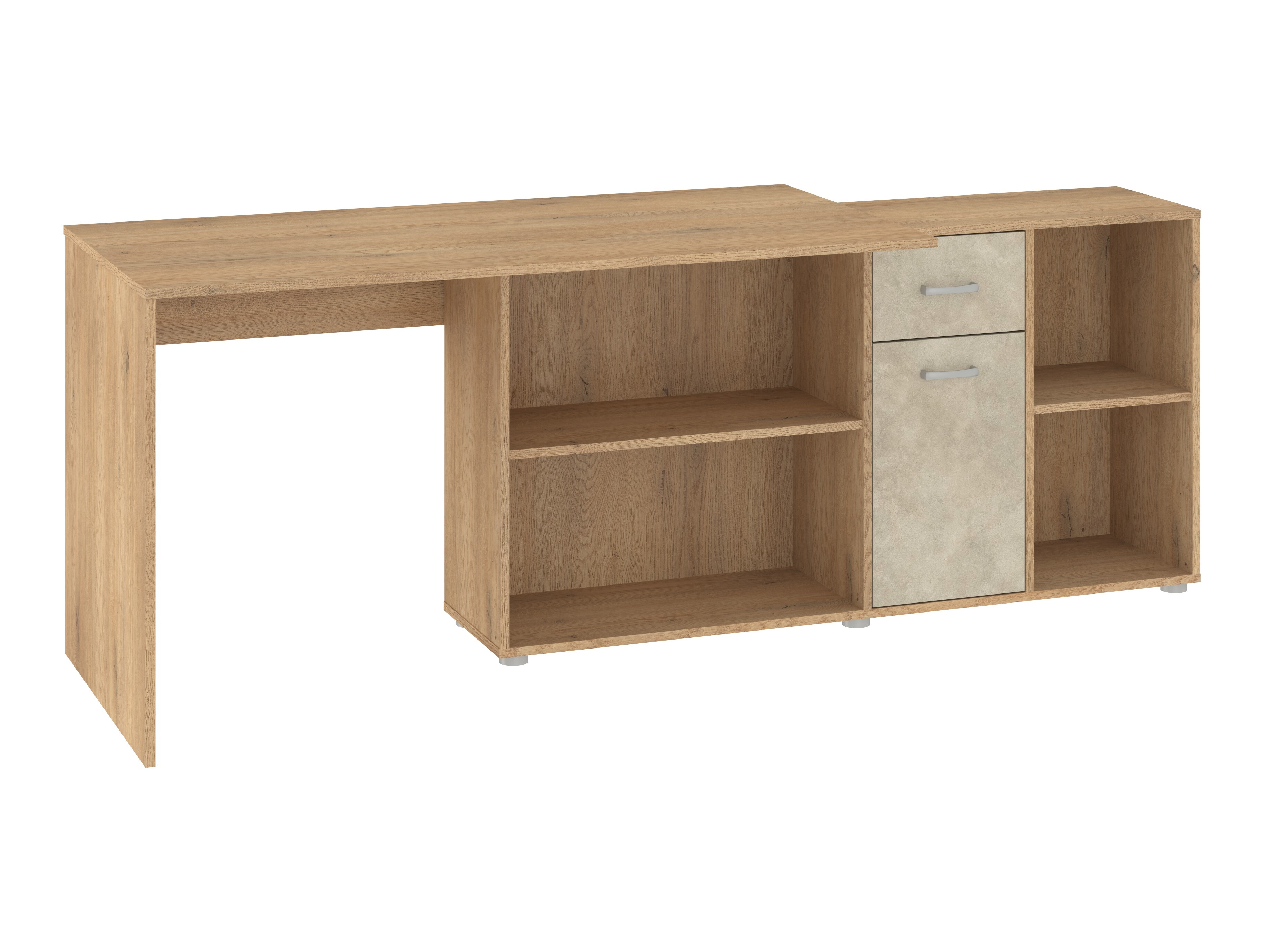 Corner desk Gilroy 113 (Cremona oak + Beige)