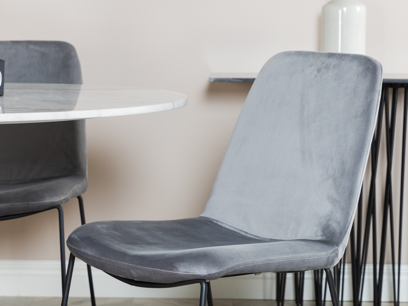 Dining set Dallas 2601 (Grey + Black)