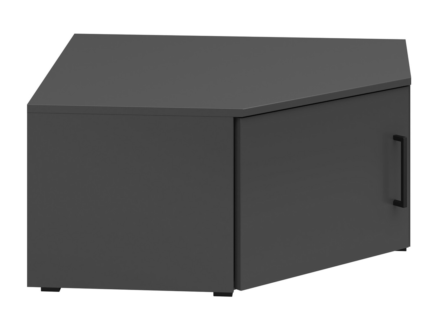 Corner cabinet Fenopha 187 (Graphite)