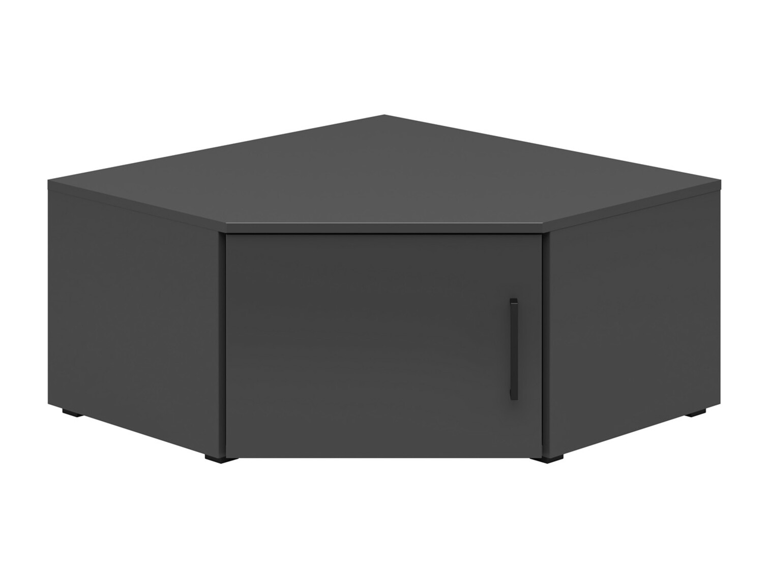 Corner cabinet Fenopha 187 (Graphite)