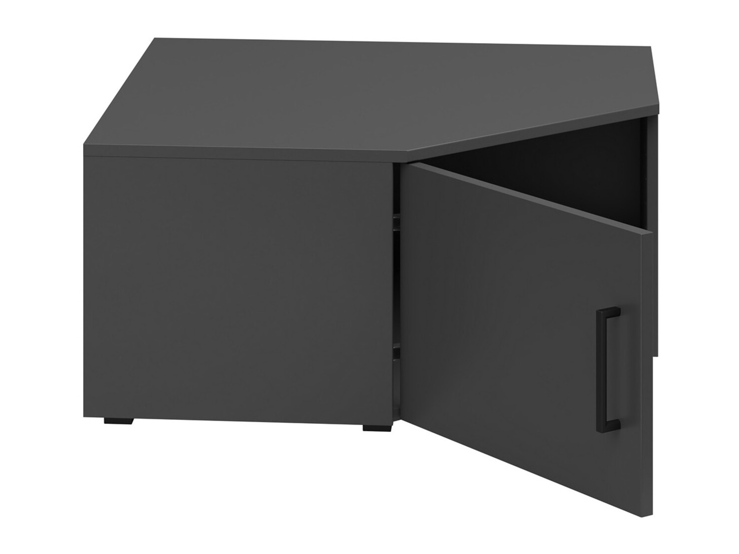 Corner cabinet Fenopha 187 (Graphite)