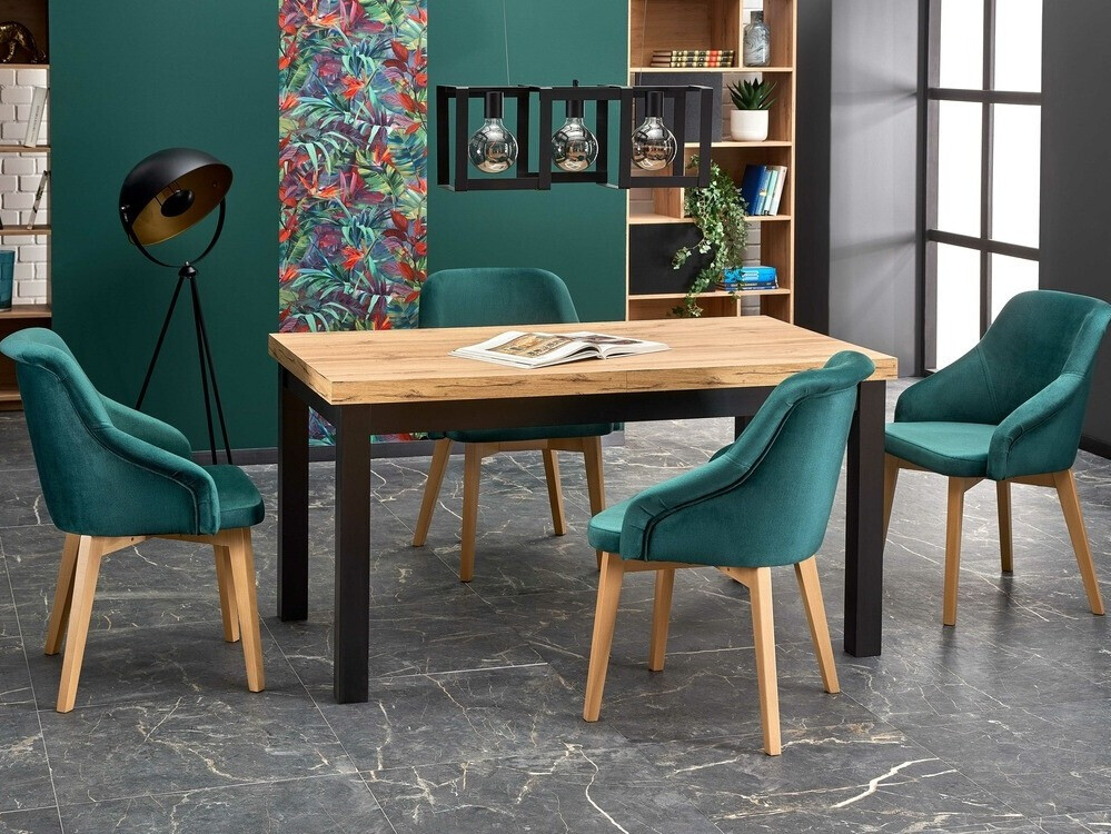 Table Houston 559 (Craft oak + Black)