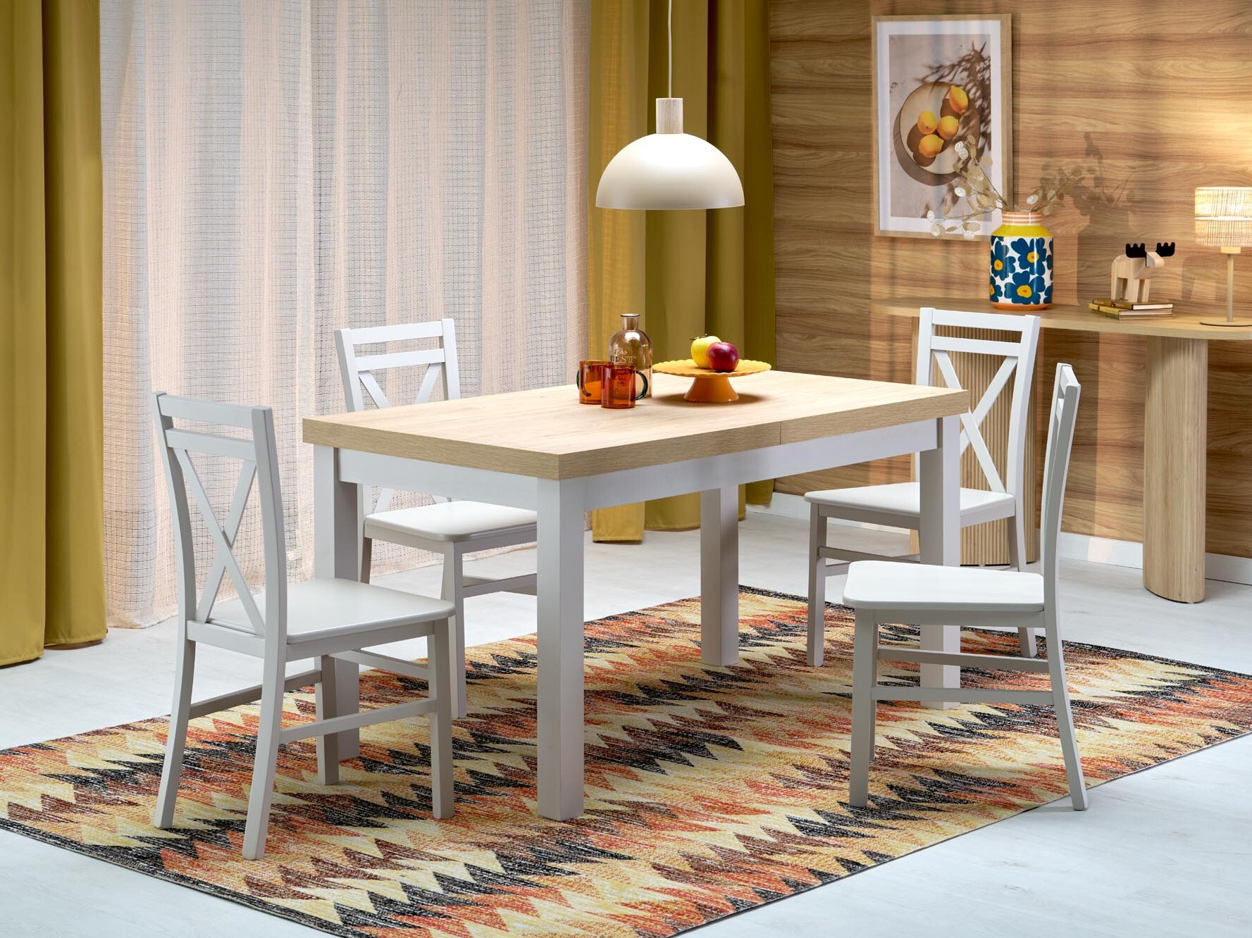 Table Houston 559 (Hickory oak + Cashmere)