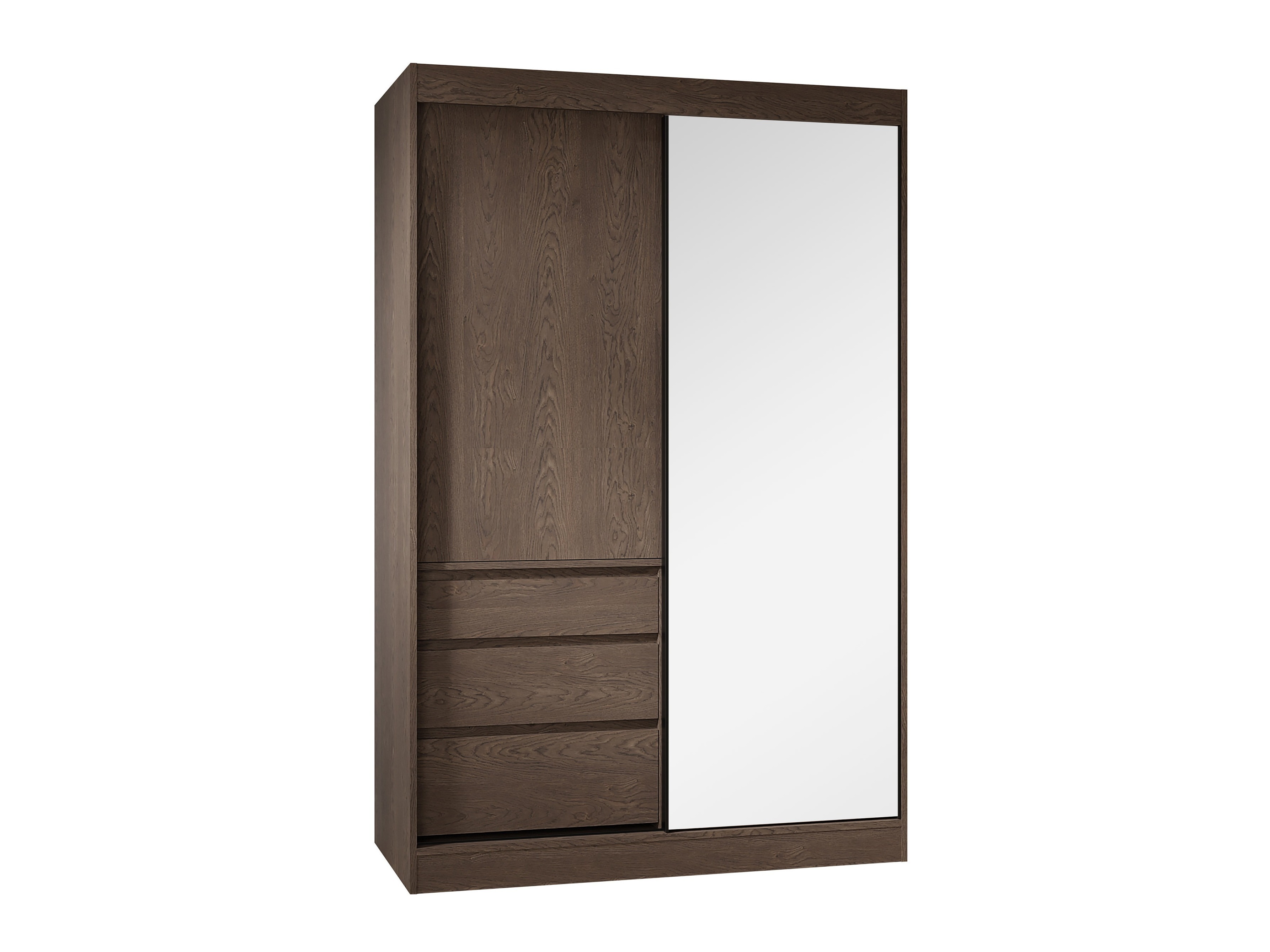 Wardrobe Toledo 115 (Dark wood)