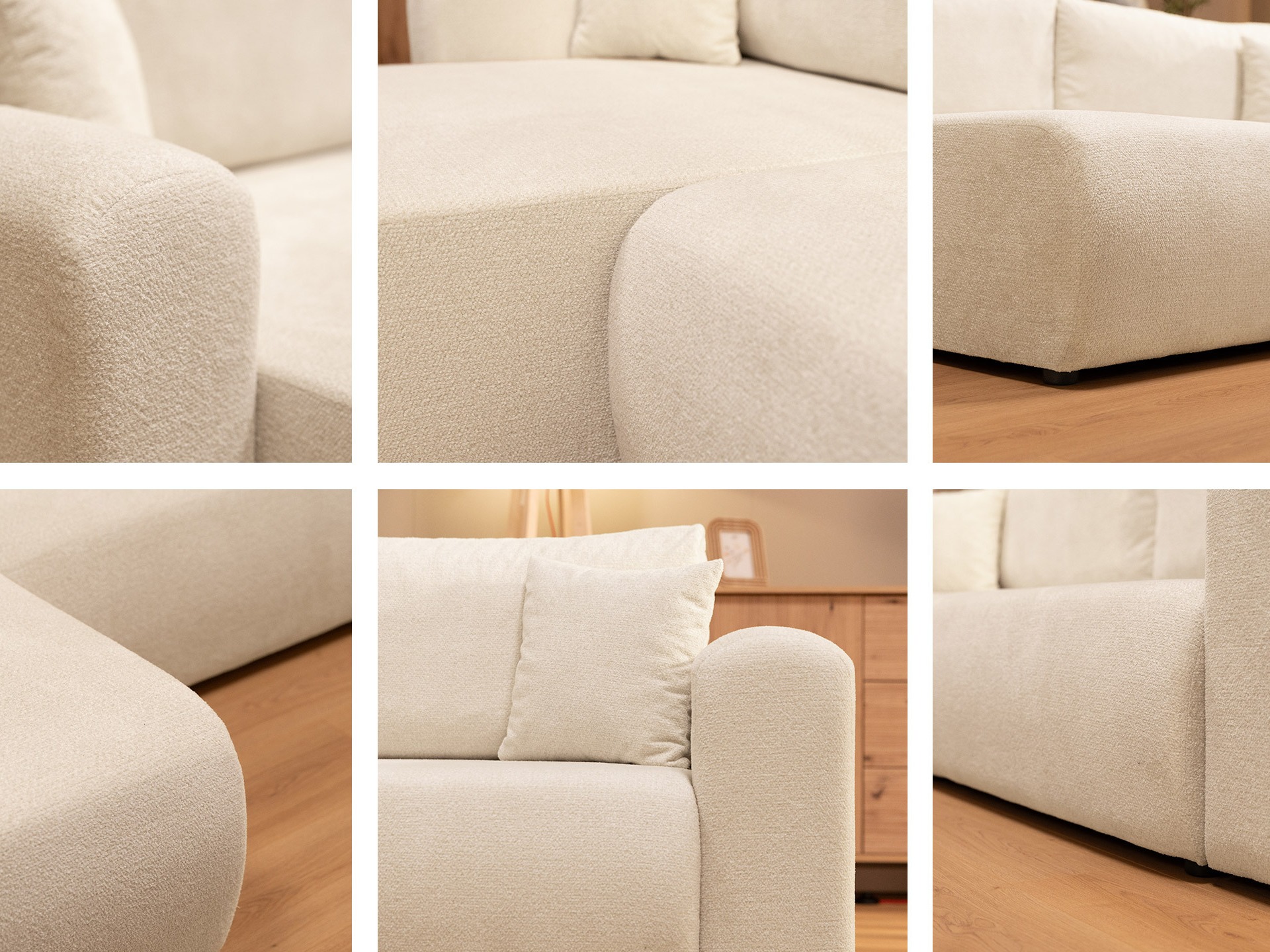 Corner sofa Luxum (Taro 01)