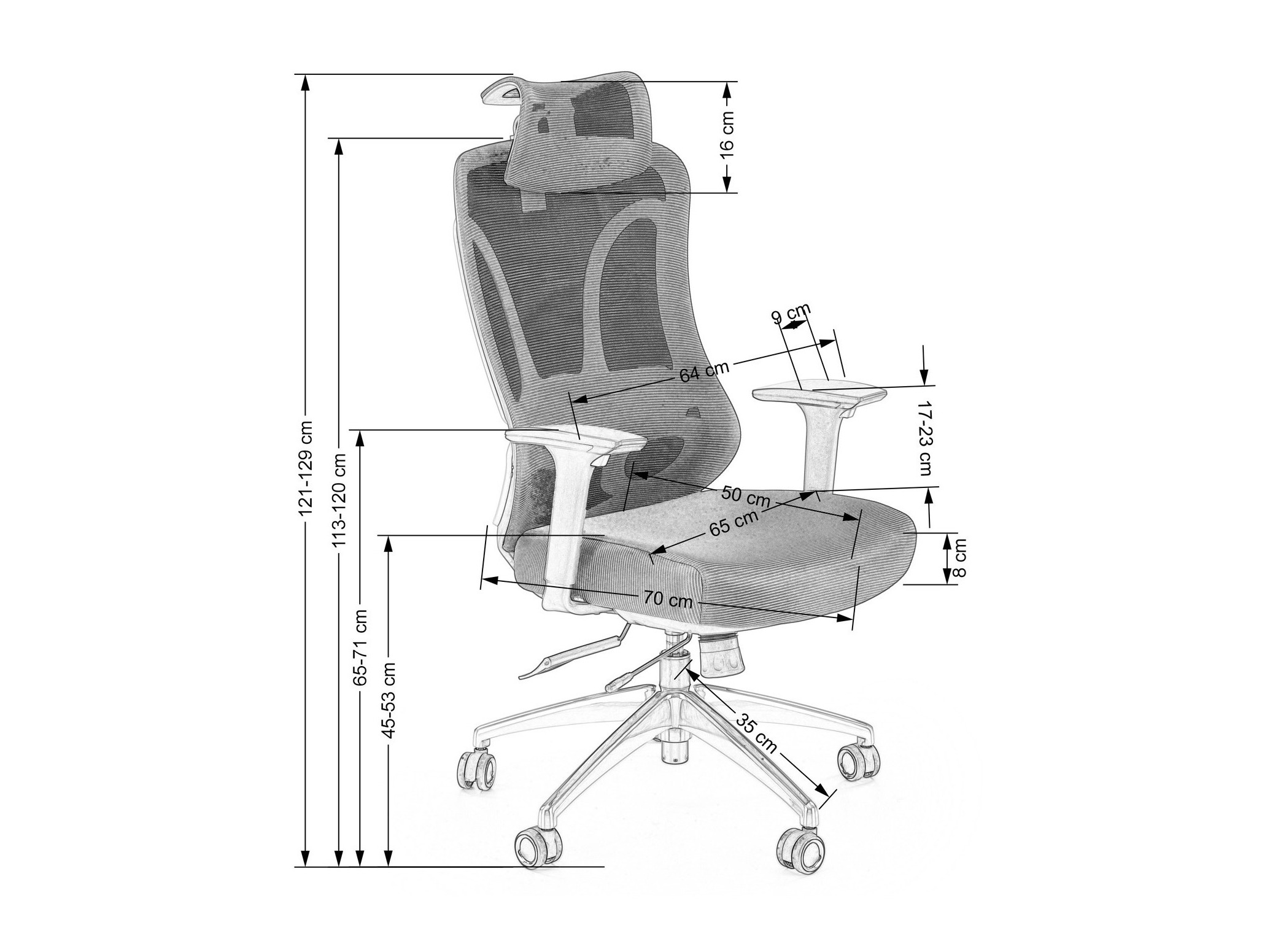 Office chair Houston 1409