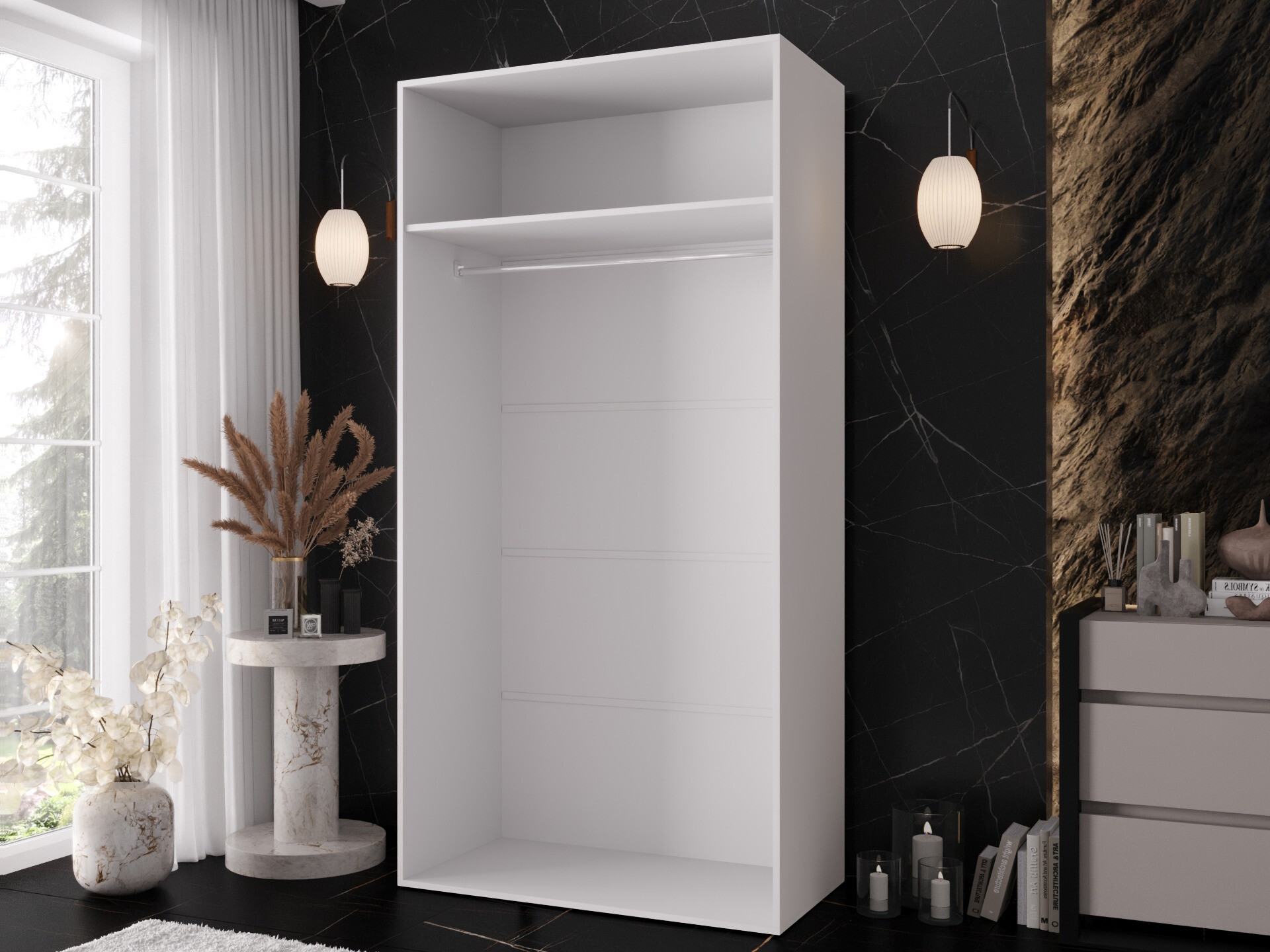 Wardrobe Hartford 633 (White)
