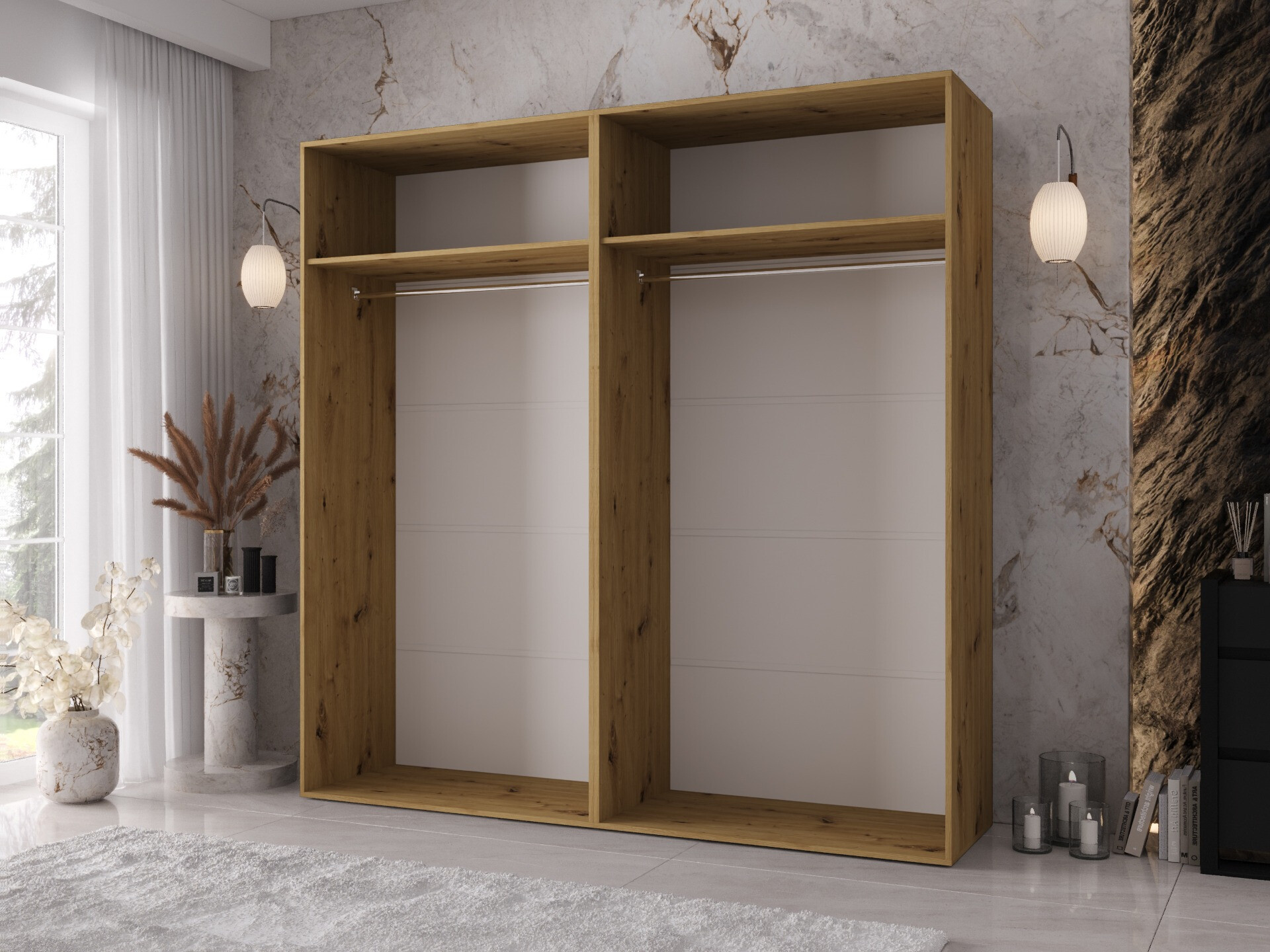 Wardrobe Hartford 636 (Artisan oak)