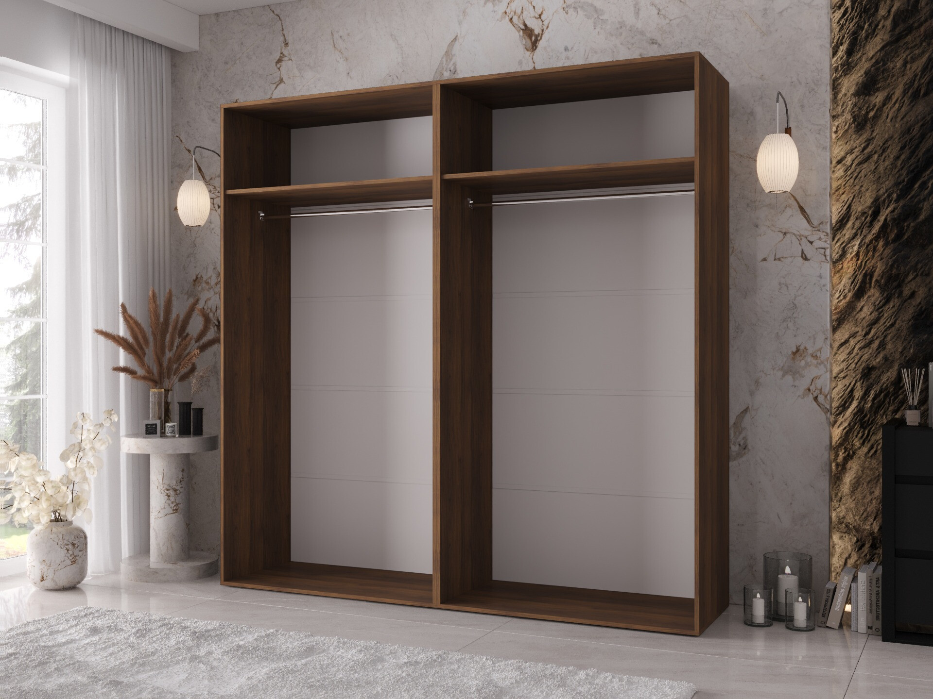 Wardrobe Hartford 636 (Walnut)
