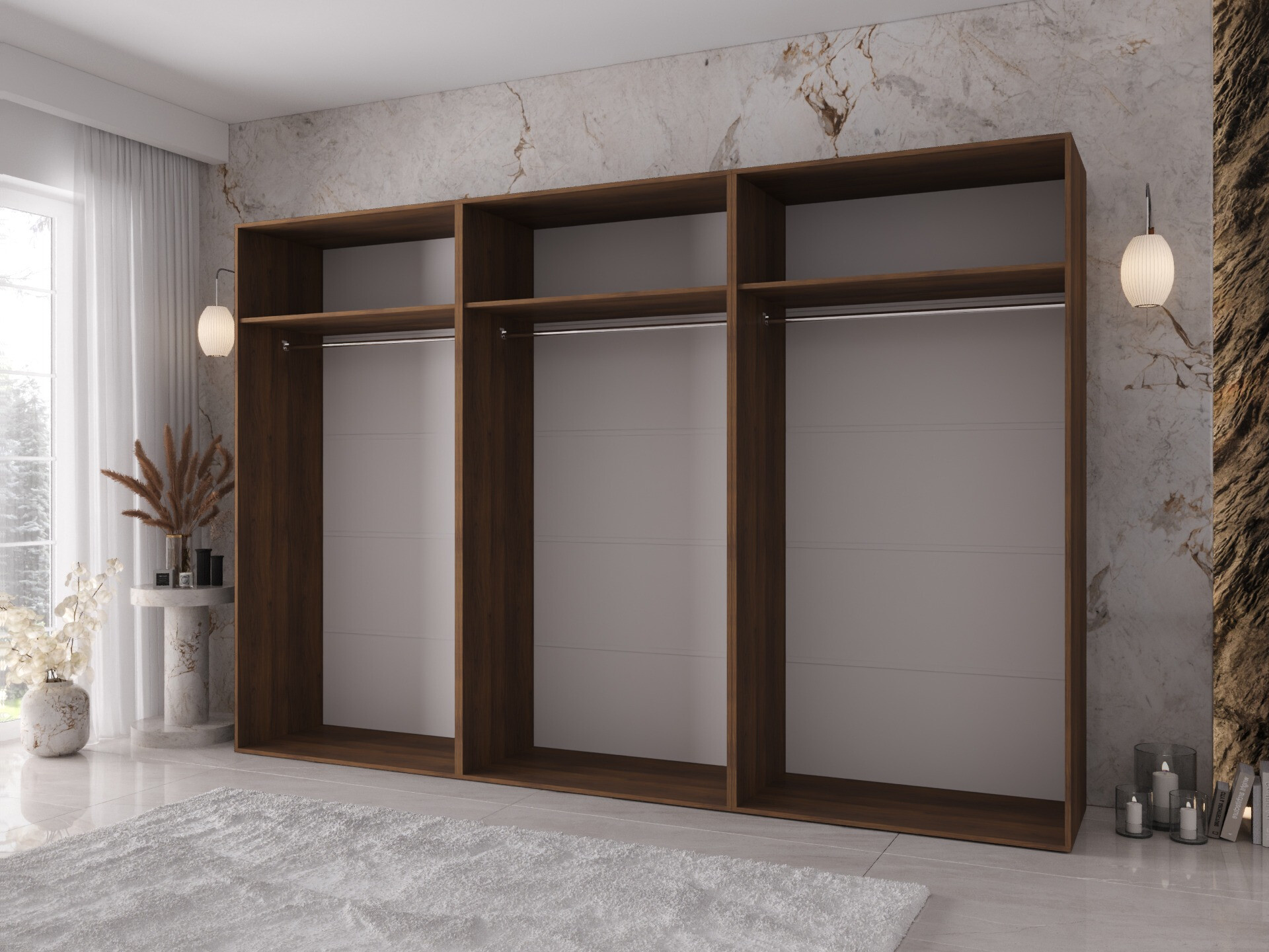 Wardrobe Hartford 637 (Walnut)
