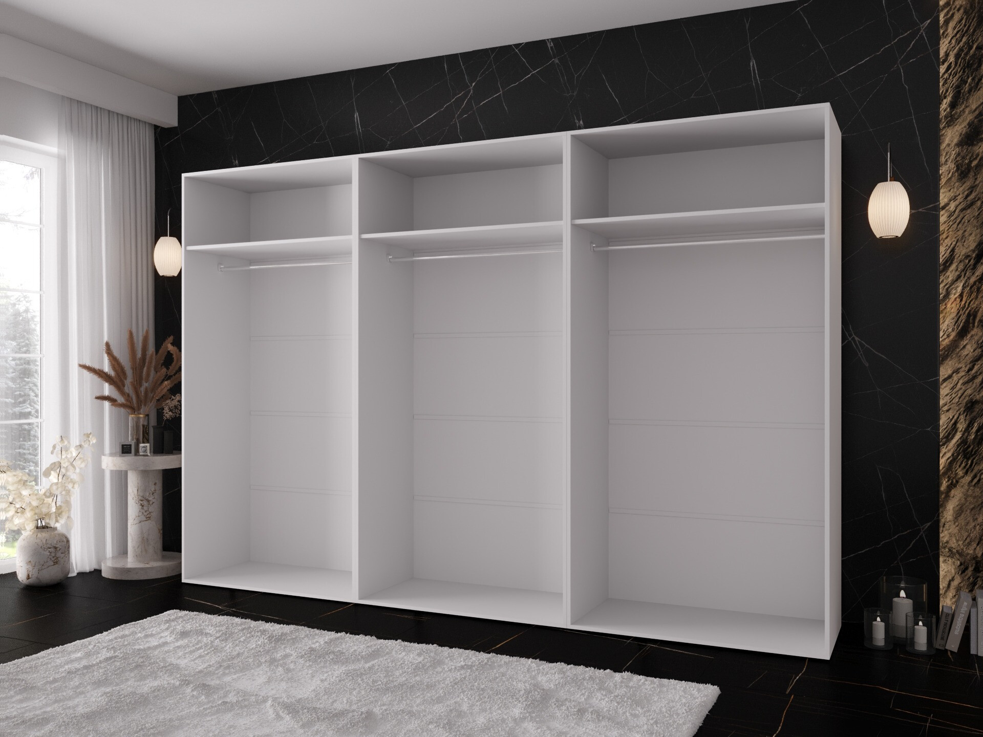 Wardrobe Hartford 637 (White)