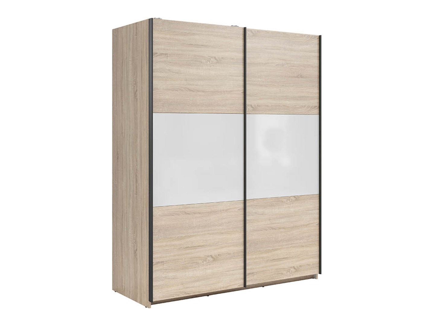 Wardrobe Livevaro 117 (Sonoma oak + White)